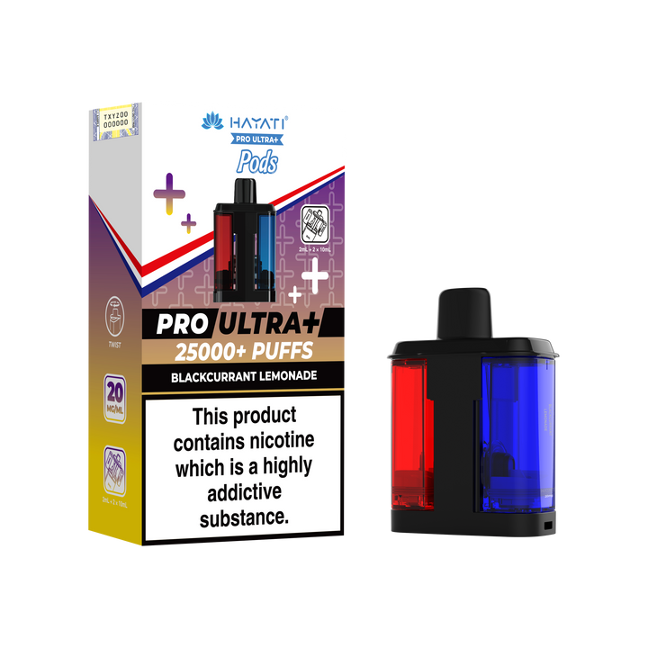 Hayati Pro Ultra+ 25K Prefilled Pods 20mg | UK Duty Stamped
