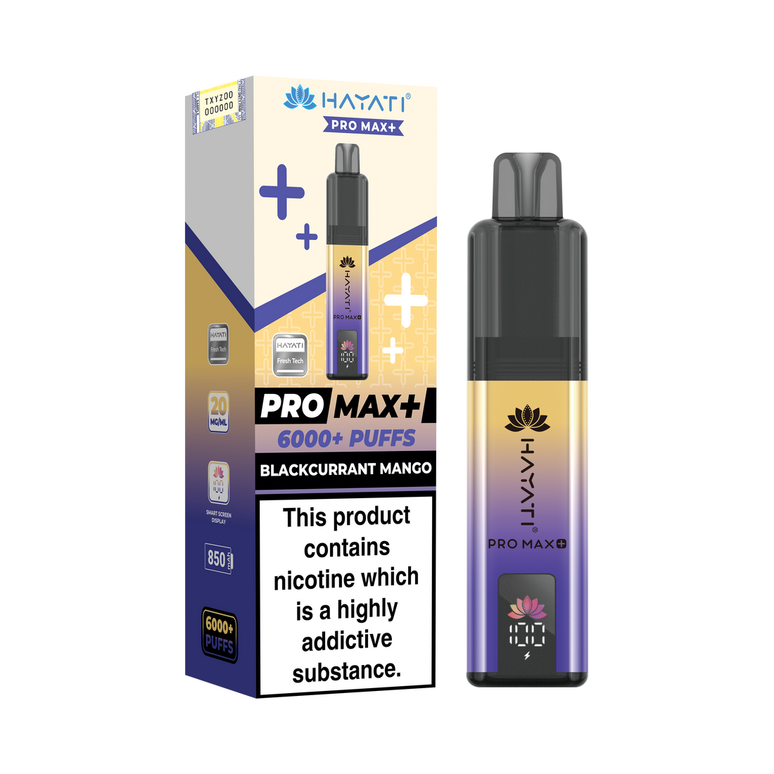 Hayati Pro Max+ 6K Prefilled Pod Kit 20mg | UK Duty Stamped