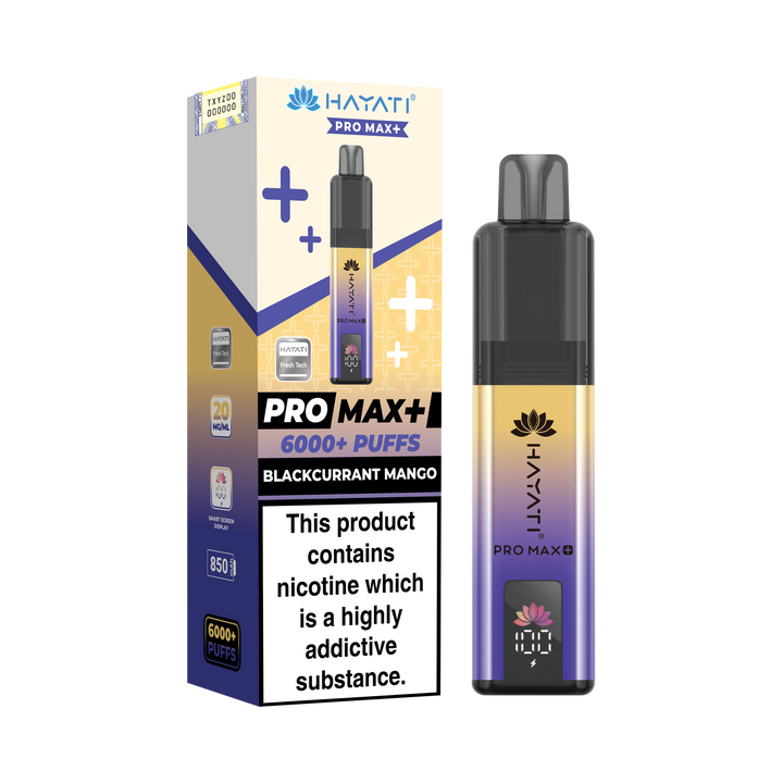Hayati Pro Max+ 6K Prefilled Pod Kit 20mg | UK Duty Stamped