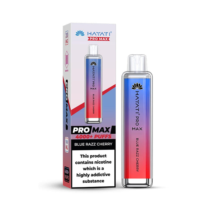 Hayati® Pro Max Disposable 4000+ Vape Kit Puffs (20mg)