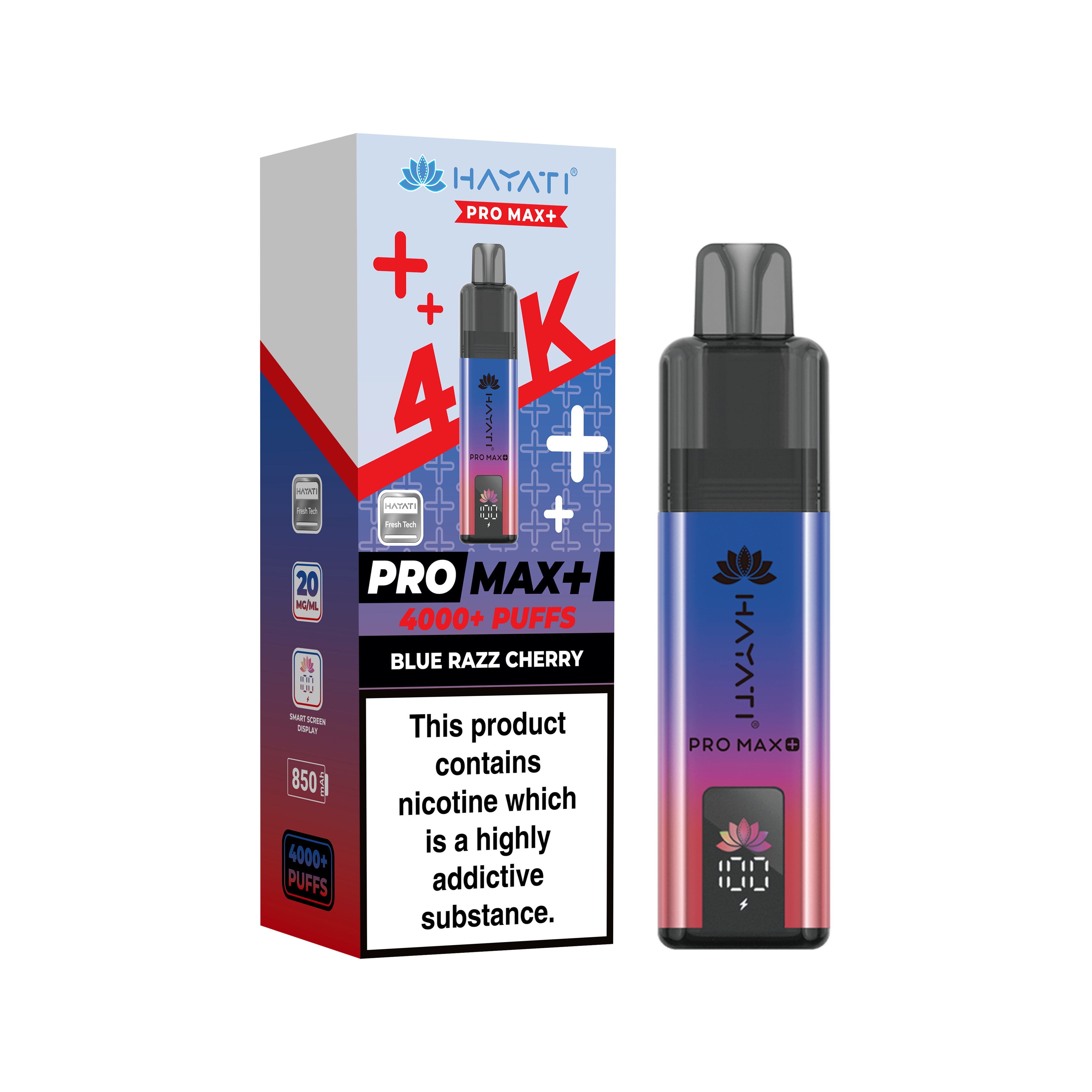 Hayati® Pro Max+ 4000+ Vape Kit (20mg)