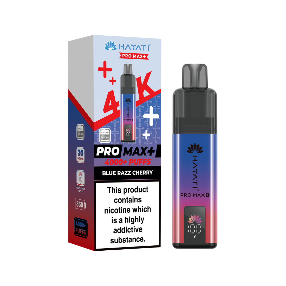 Hayati® Pro Max+ 4000+ Vape Kit (20mg)