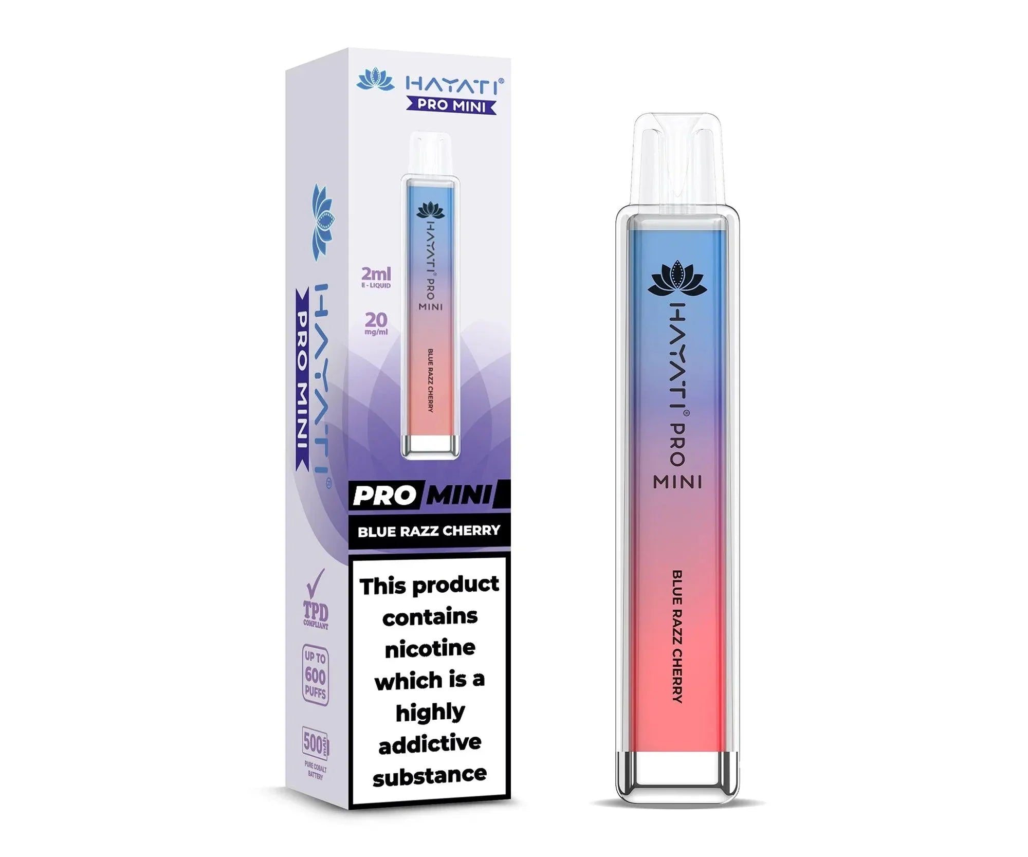 Hayati® Pro Mini 600+ Vape Kit (20mg)