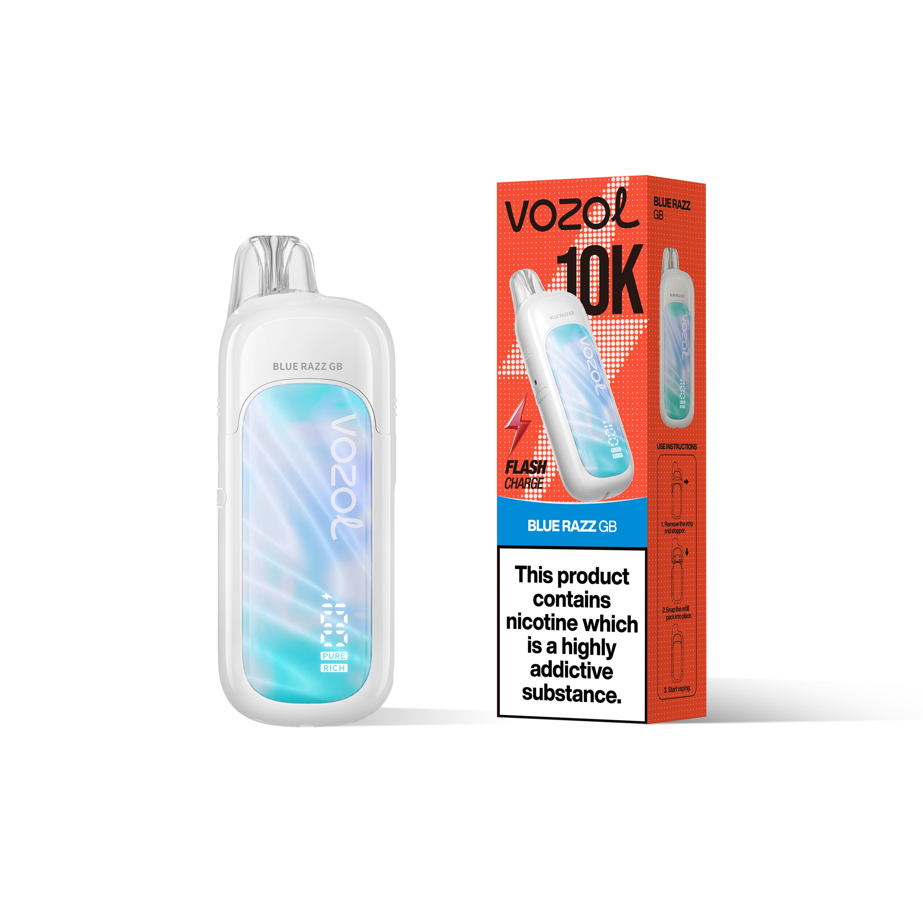 VOZOL SLEEK MAX 10K Prefilled Pod Kit (20mg)