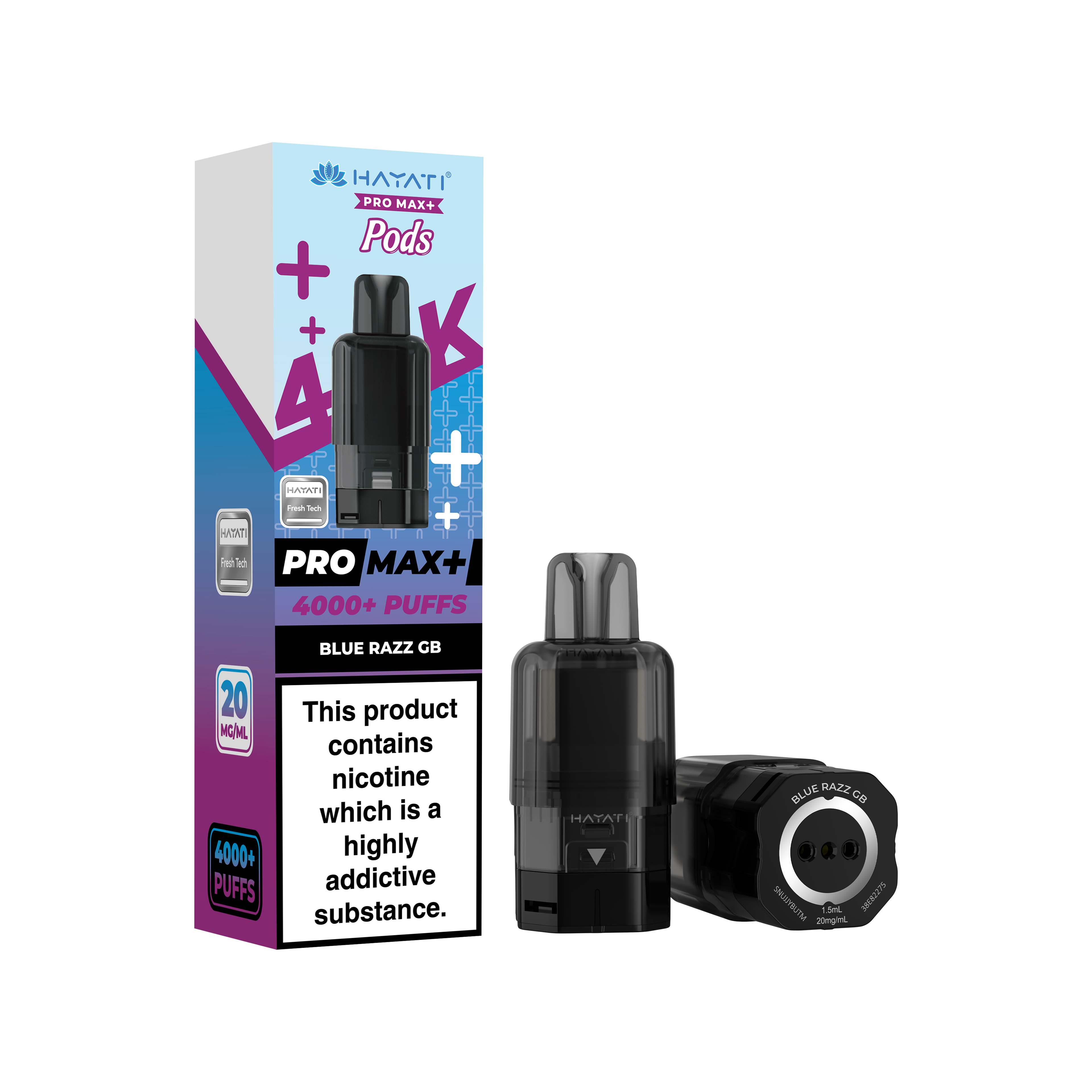 Hayati® Pro Max+ 4000+ Pods (20mg)