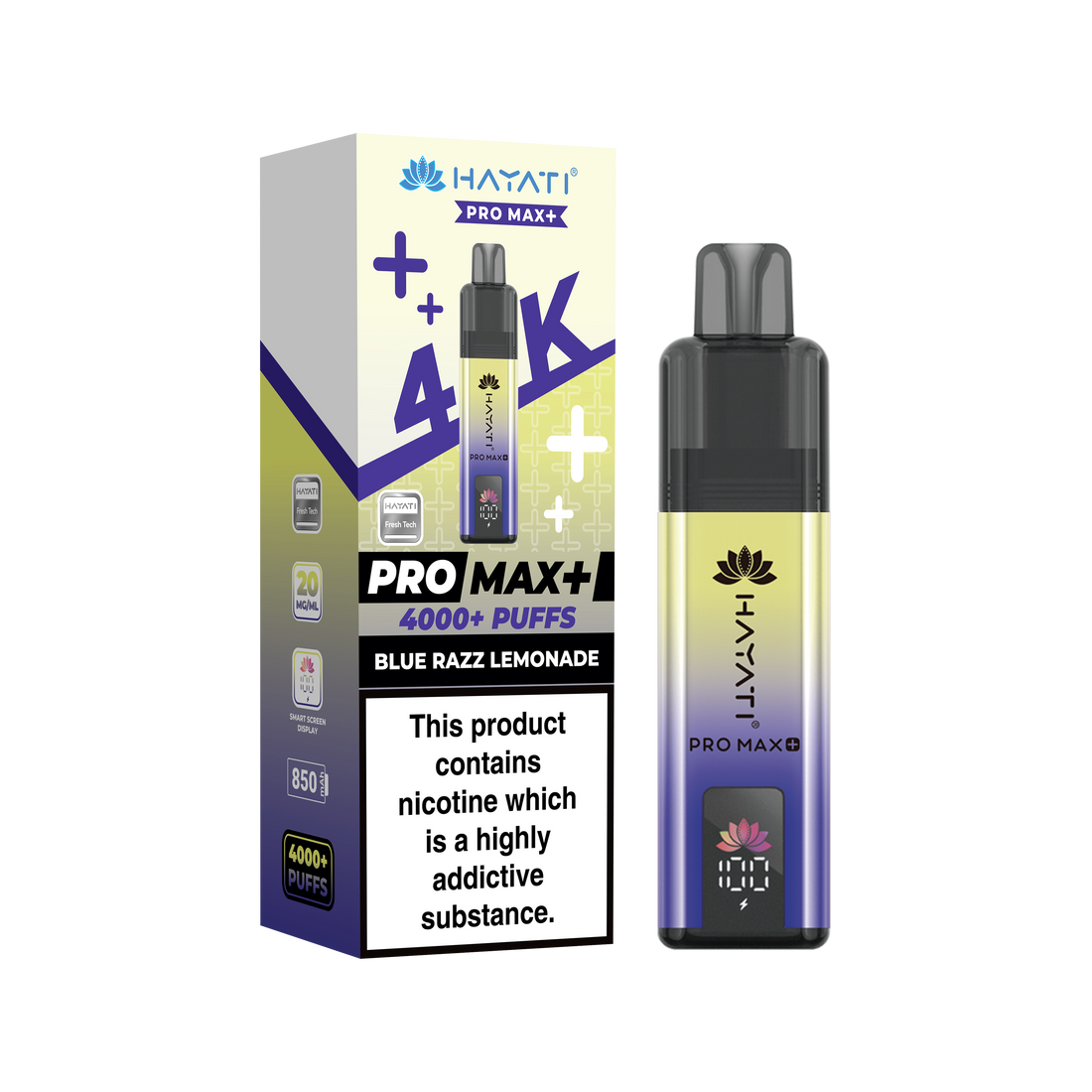 Hayati® Pro Max+ 4000+ Vape Kit (20mg)