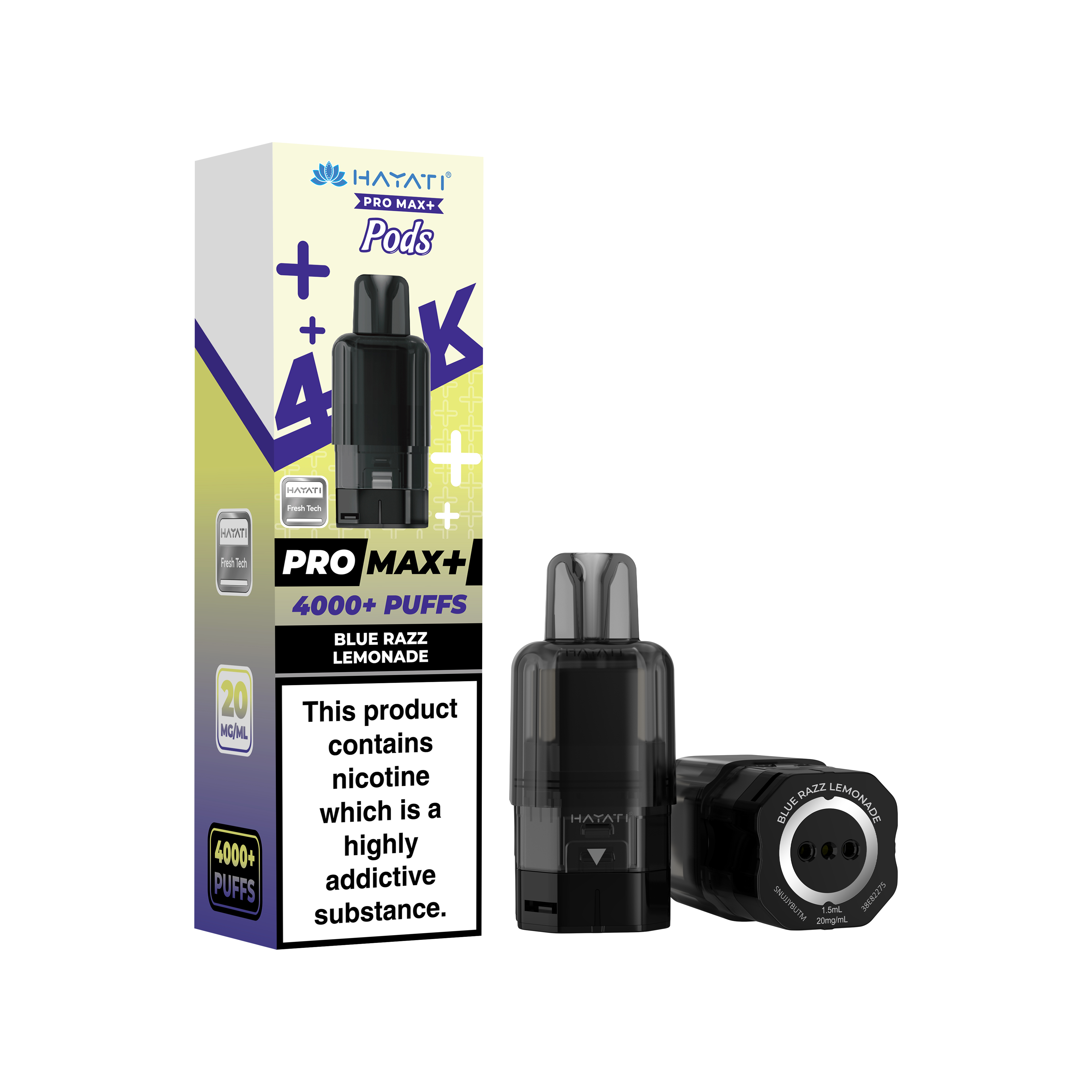 Hayati® Pro Max+ 4000+ Pods (20mg)