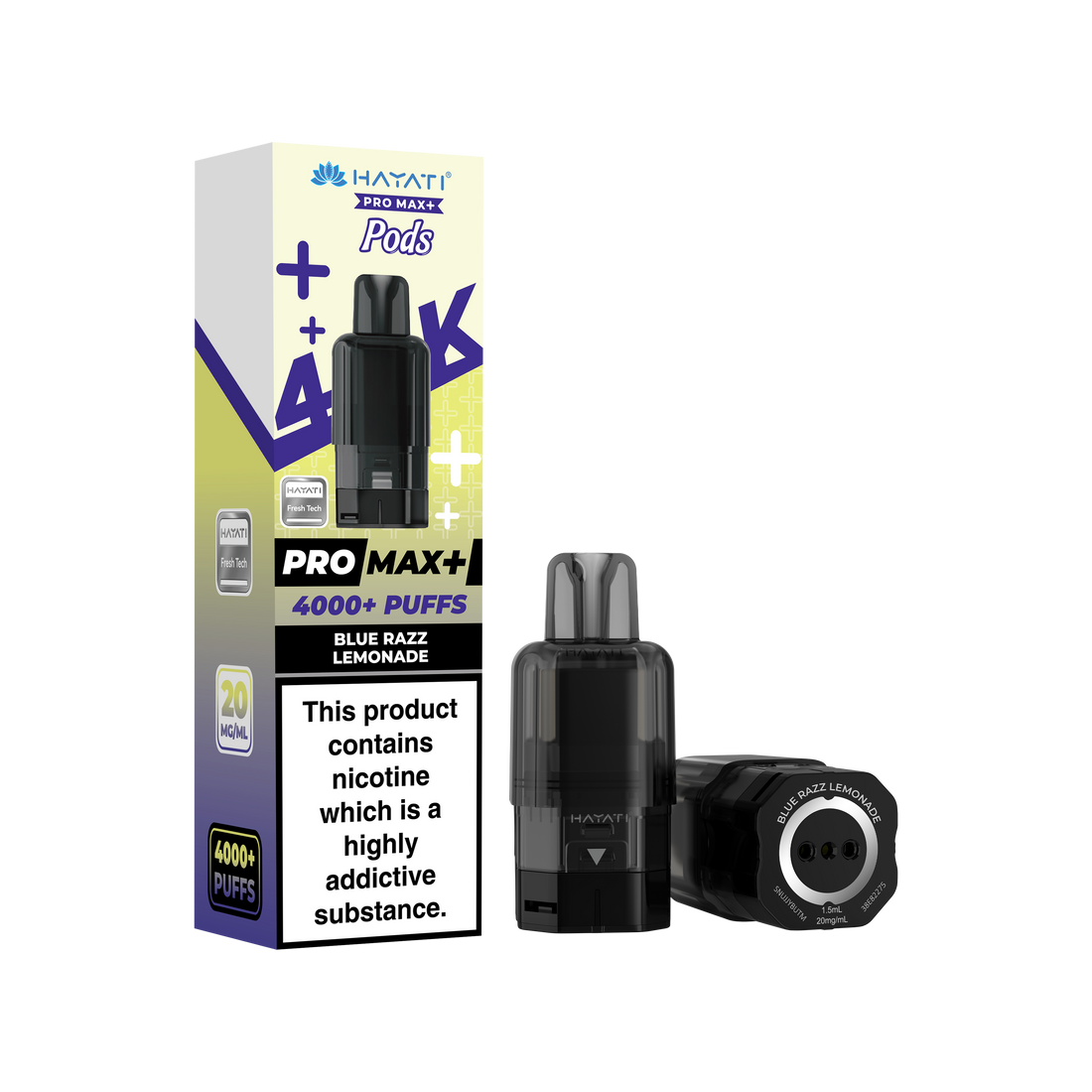 Hayati® Pro Max+ 4000+ Pods (20mg)