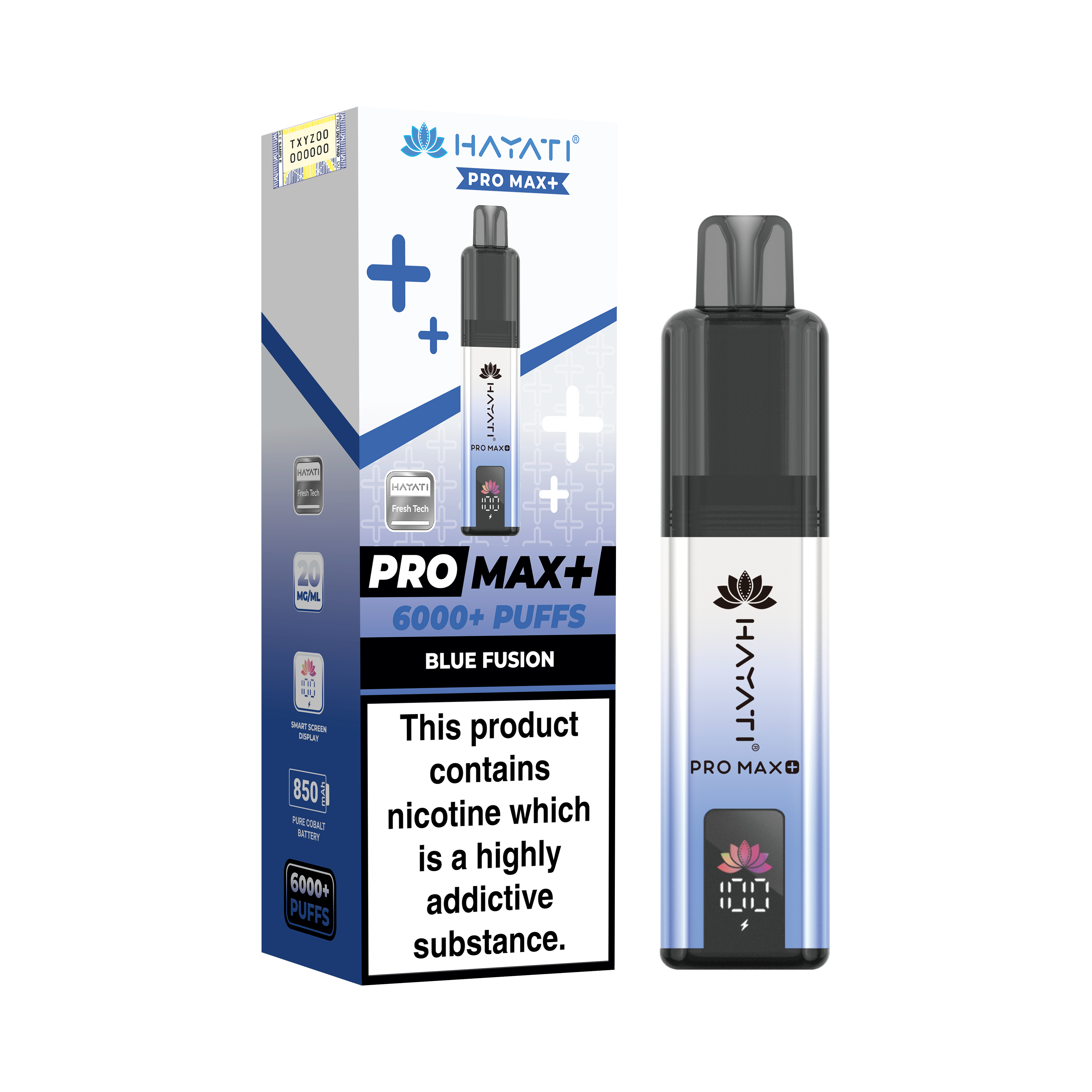 Hayati Pro Max+ 6K Prefilled Pod Kit 20mg | UK Duty Stamped