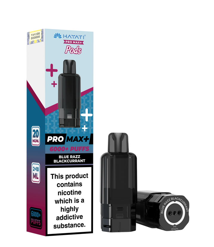 Hayati Pro Max+ 6K Prefilled Pods 20mg | UK Duty Stamped