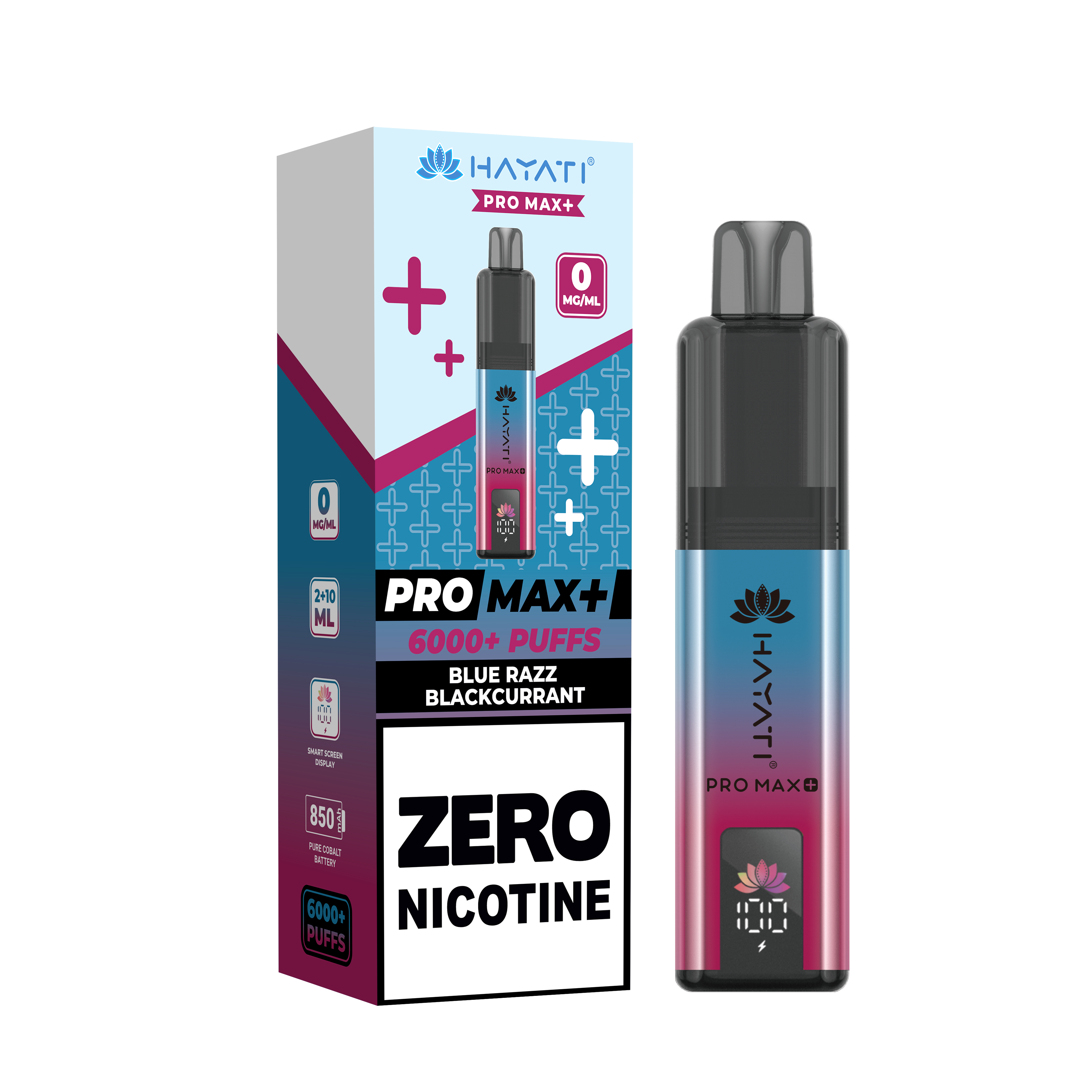 Hayati® Pro Max 6000 Plus Vape Kit ZERO (0mg)