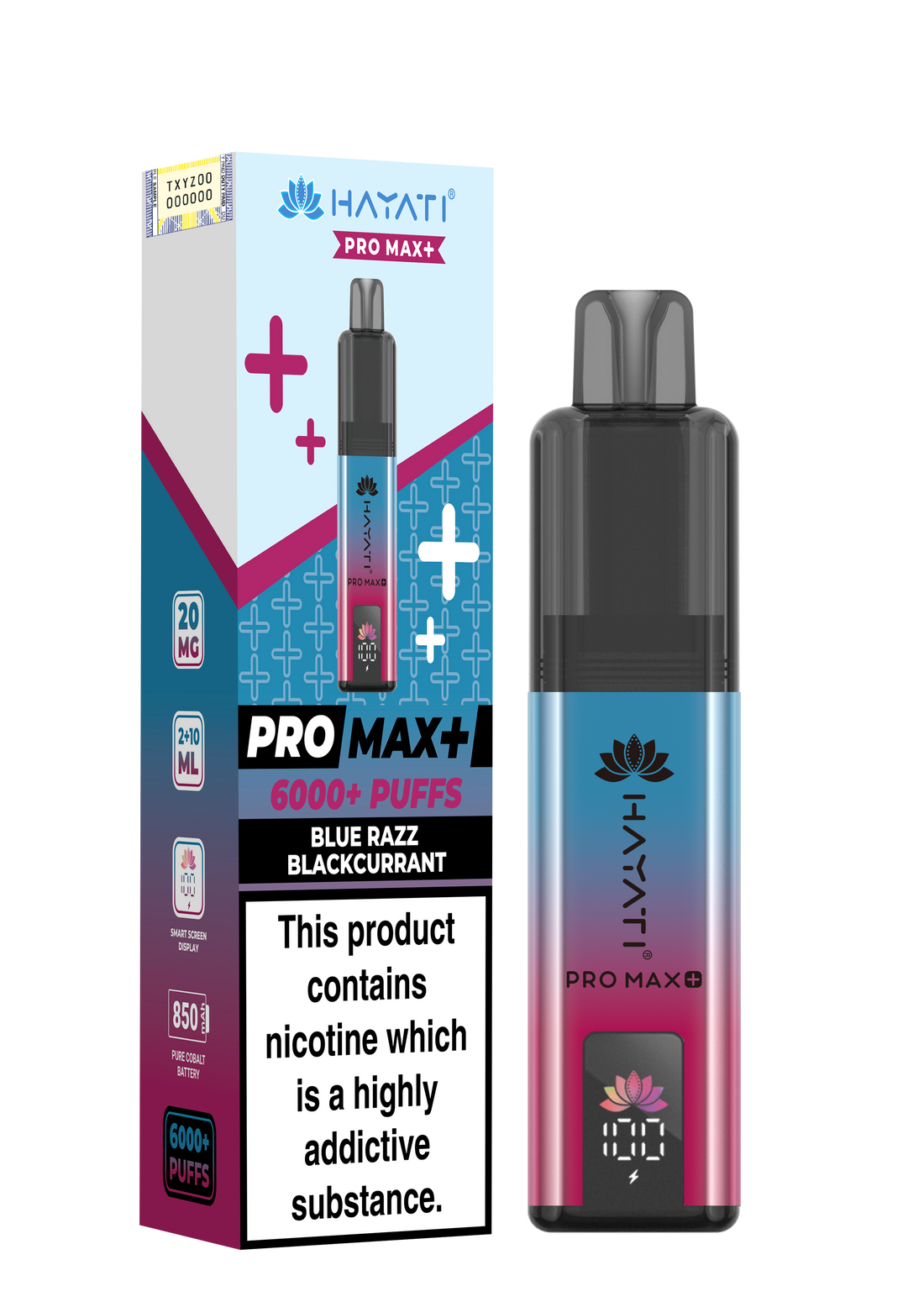 Hayati Pro Max+ 6K Prefilled Pod Kit 20mg | UK Duty Stamped