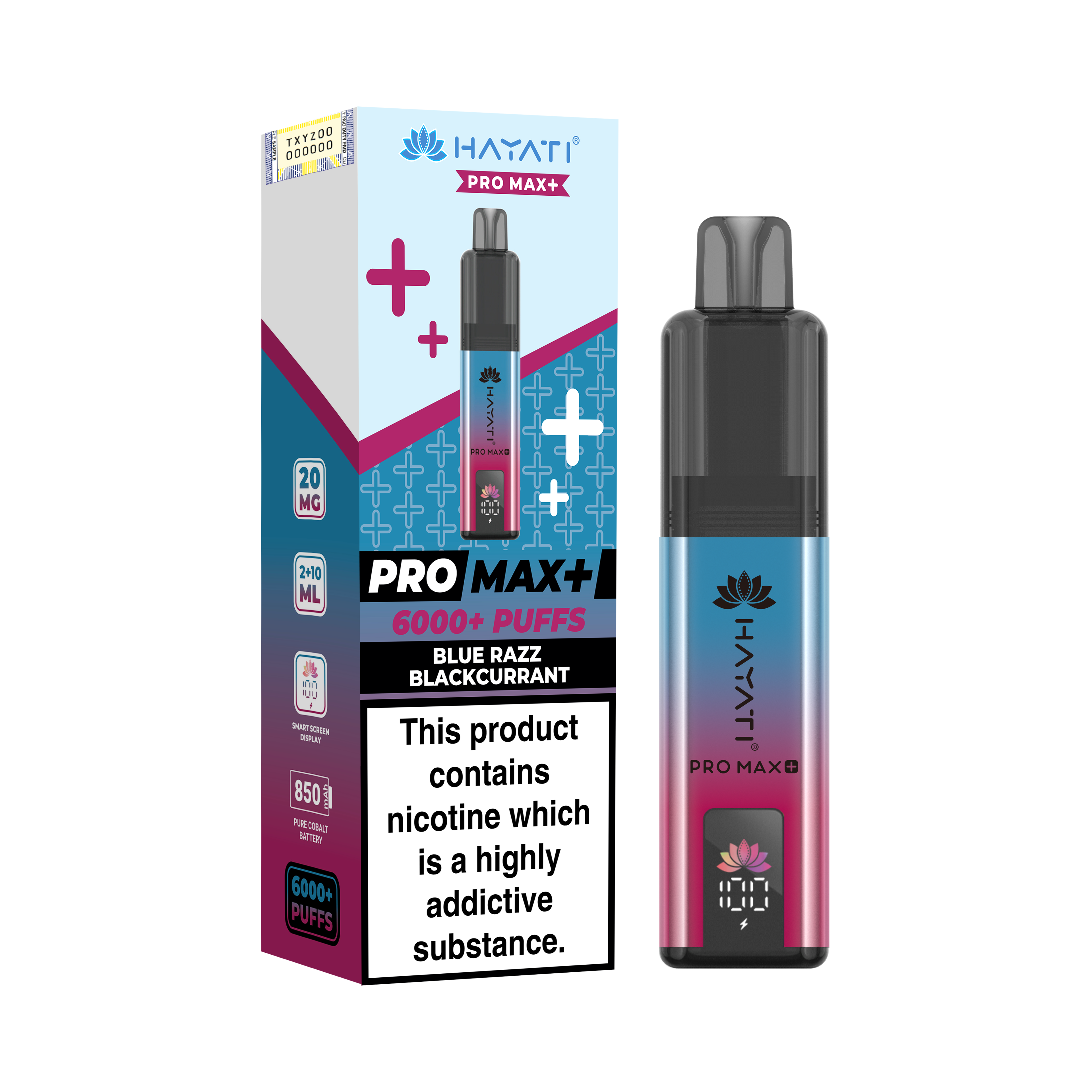 Hayati Pro Max+ 6K Prefilled Pod Kit 20mg | UK Duty Stamped