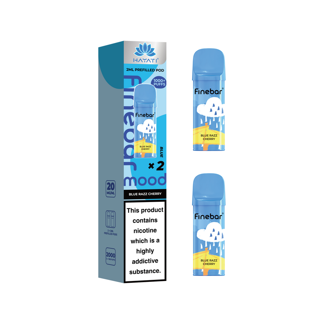 Hayati® Finebar Mood 2ml Prefilled Pod (20mg)
