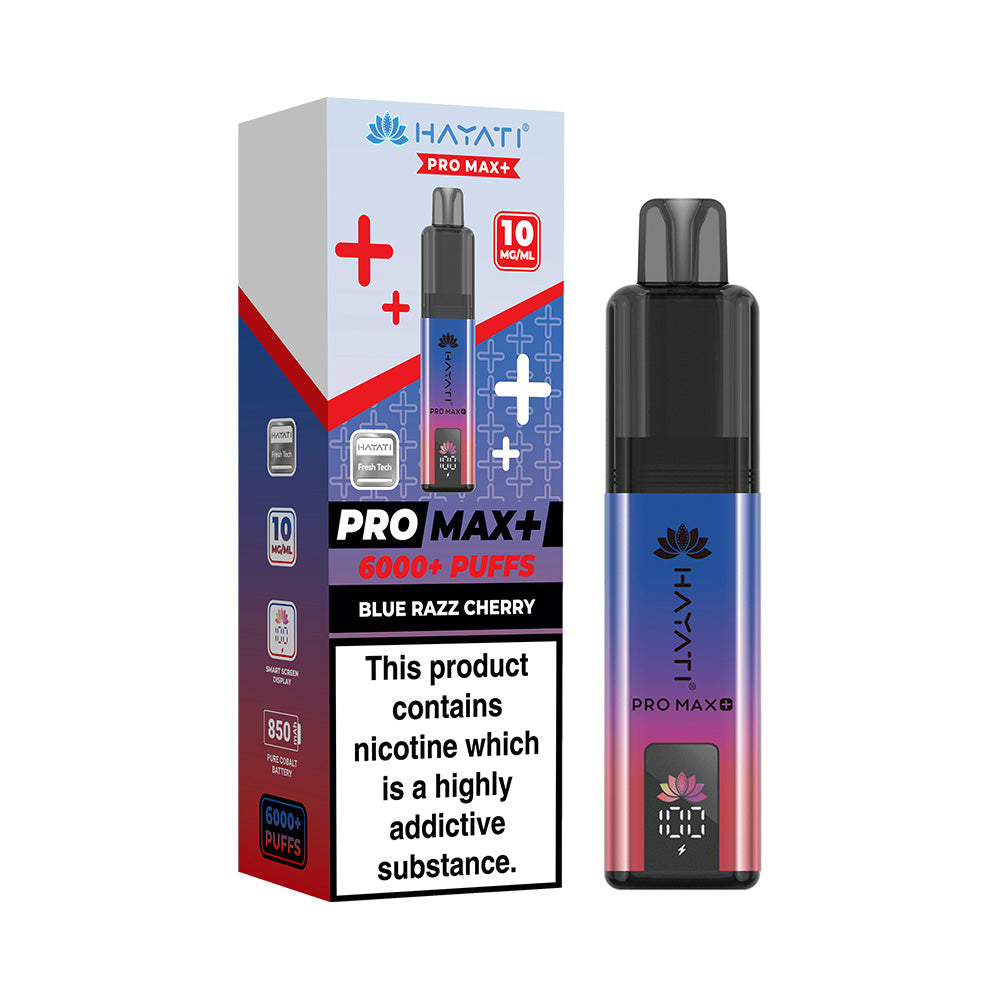 Hayati® Pro Max+ 6000+ (10mg) Vape Kit