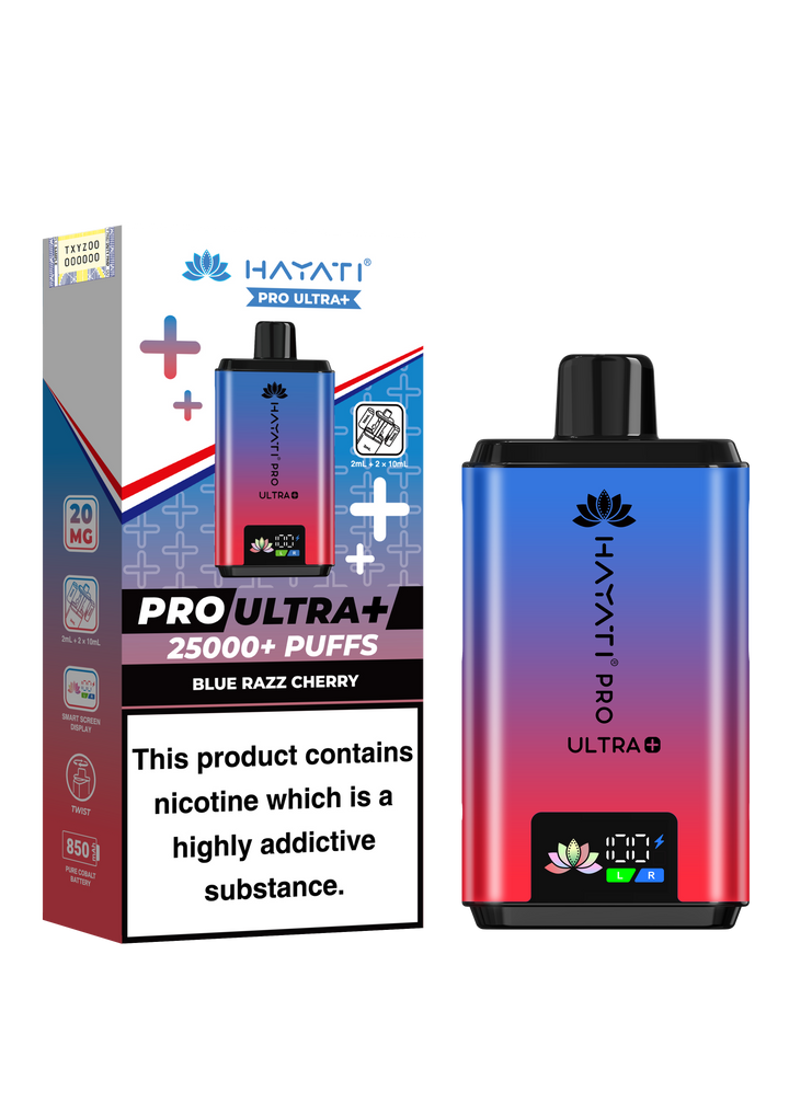 Hayati Pro Ultra+ 25K Prefilled Pod Kit 20mg | UK Duty Stamped