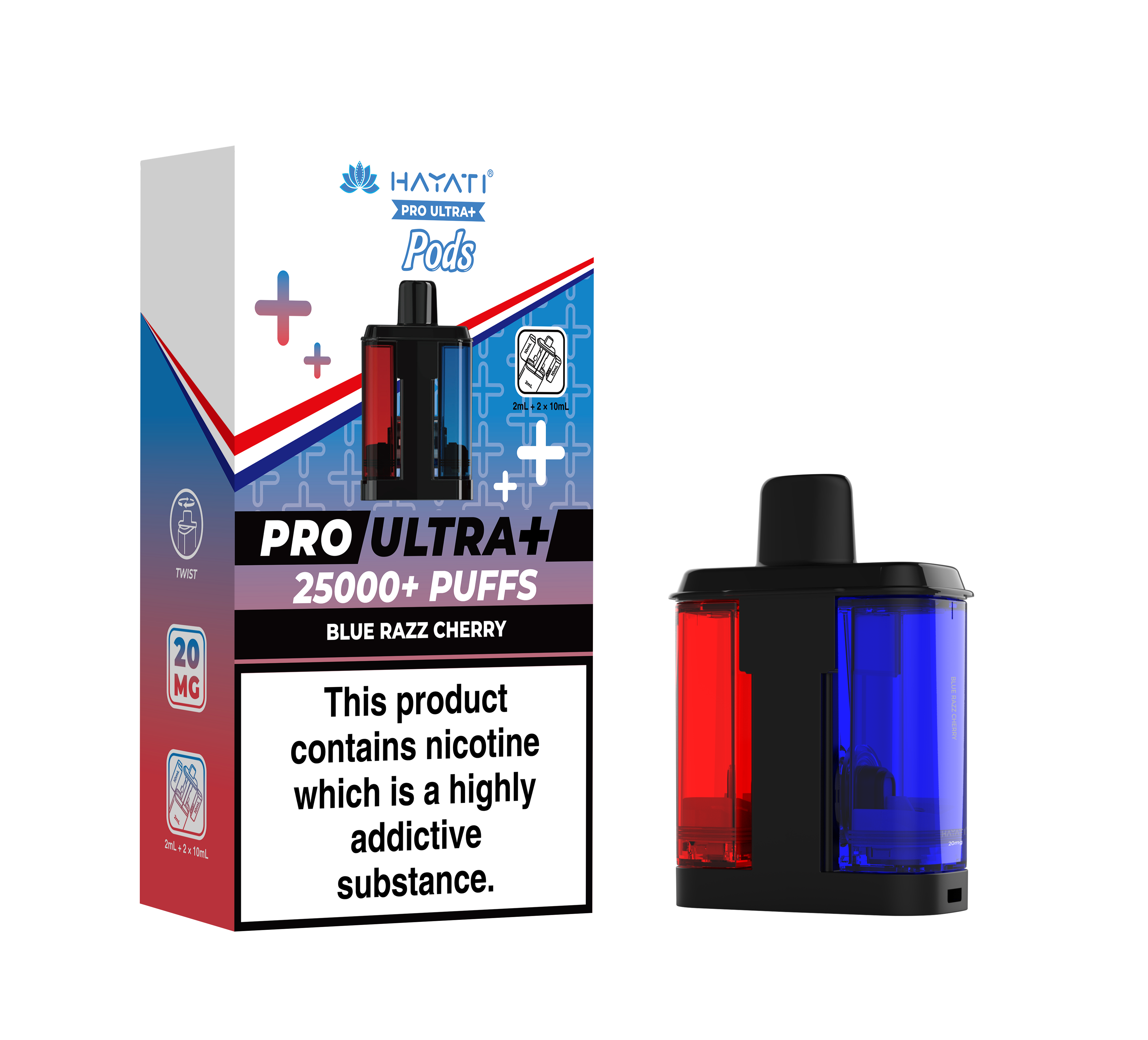 Hayati® Pro Ultra+ 25K Prefilled Pods (20mg)