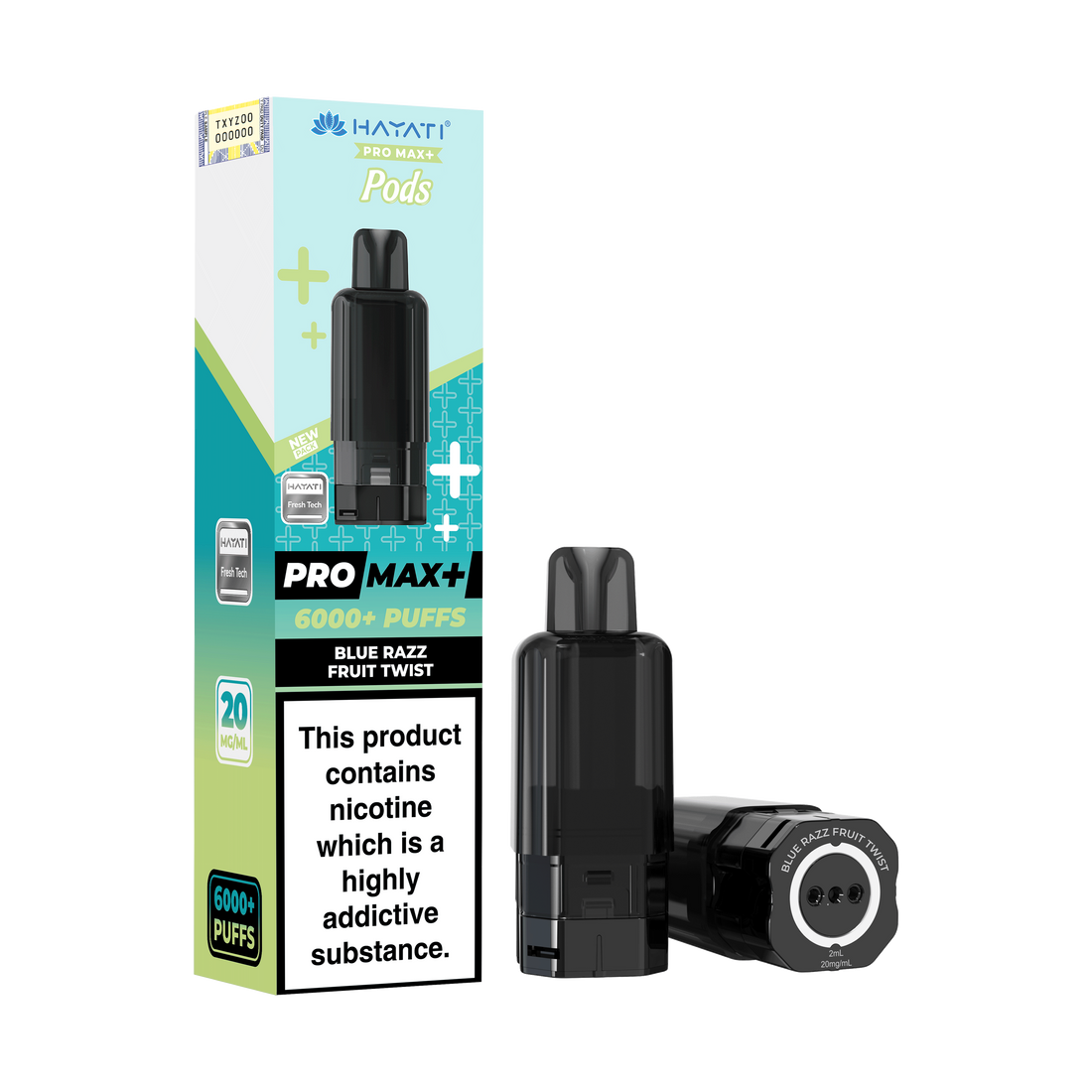 Hayati Pro Max+ 6K Prefilled Pods 20mg | UK Duty Stamped