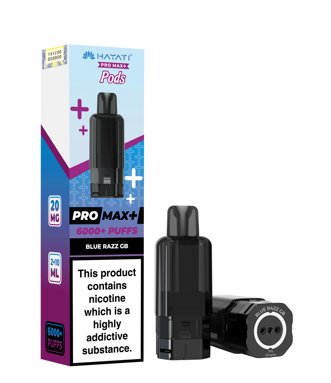 Hayati Pro Max+ 6K Prefilled Pods 20mg | UK Duty Stamped