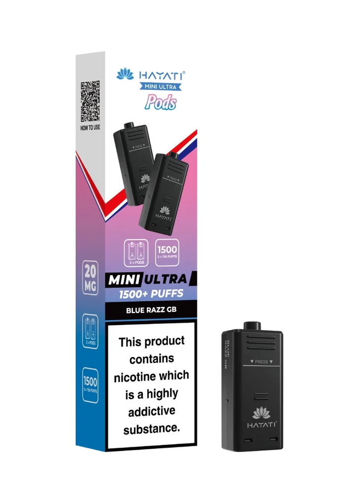 Hayati® Mini Ultra 1500+ Prefilled Pods (20mg)