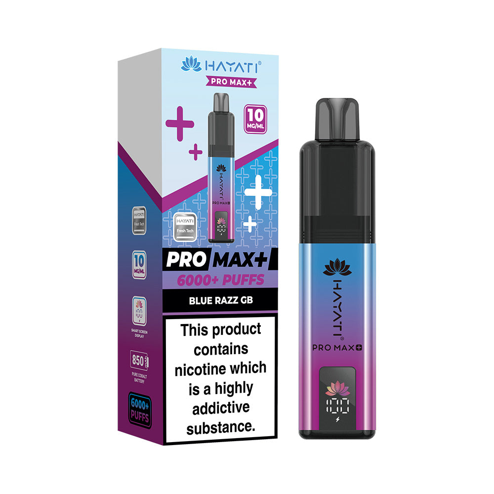 Hayati® Pro Max+ 6000+ (10mg) Vape Kit