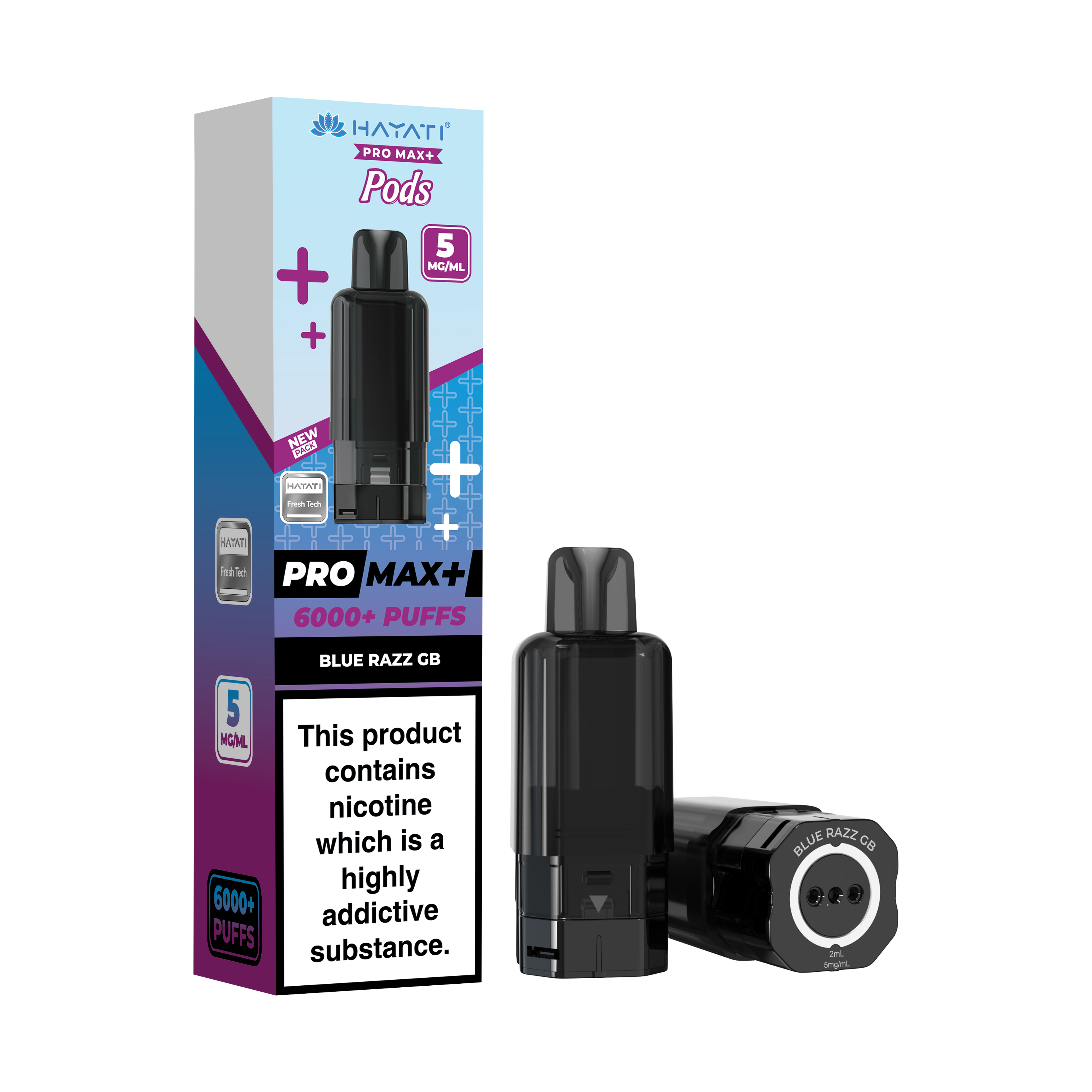 Hayati® Pro Max+ 6000+ Pods (5mg)