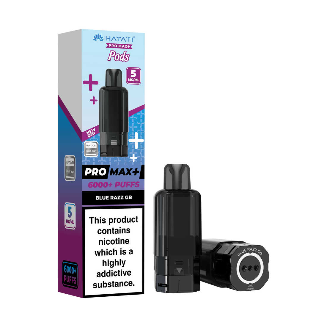 Hayati® Pro Max+ 6000+ Pods (5mg)