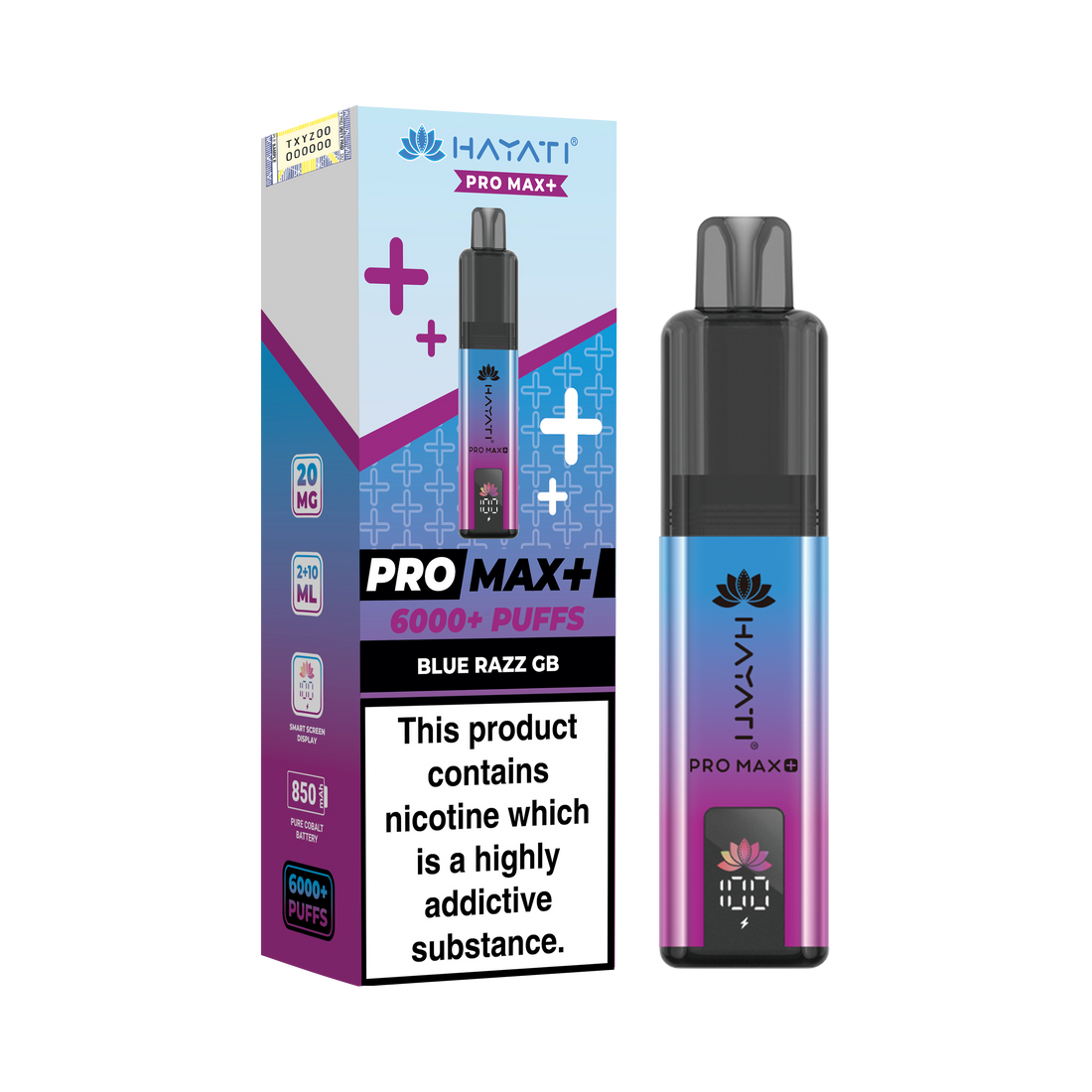 Hayati Pro Max+ 6K Prefilled Pod Kit 20mg | UK Duty Stamped