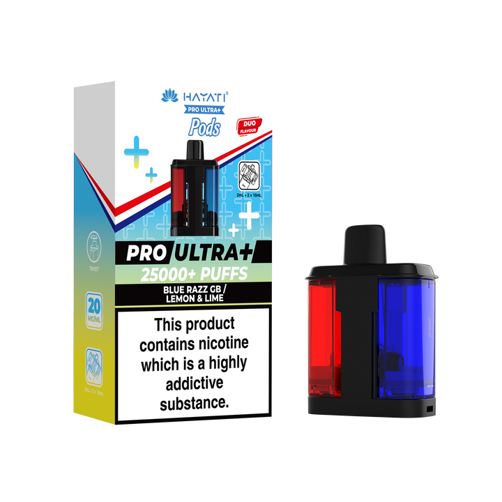Hayati® Pro Ultra+ 25K Prefilled Pods (20mg)