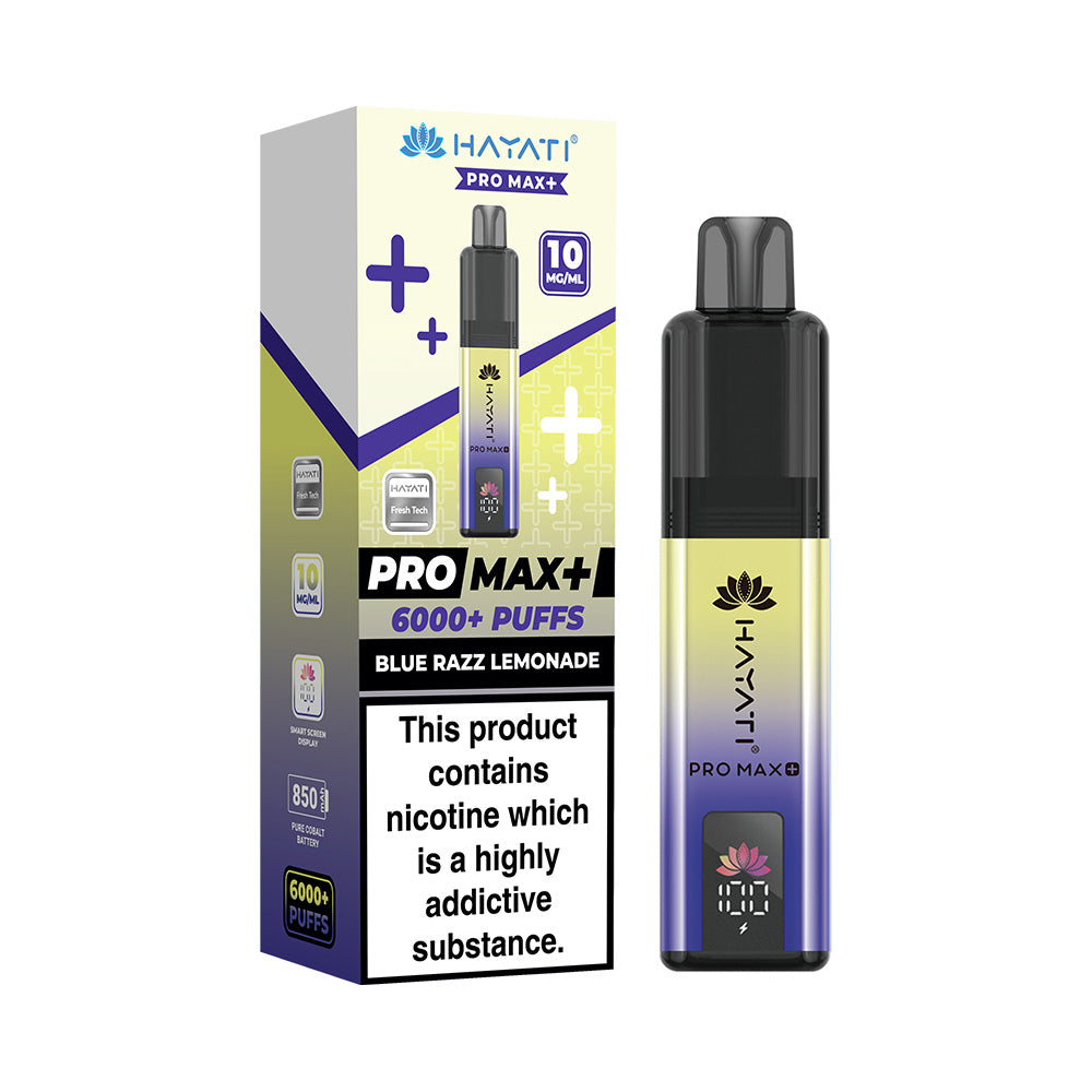 Hayati® Pro Max+ 6000+ (10mg) Vape Kit
