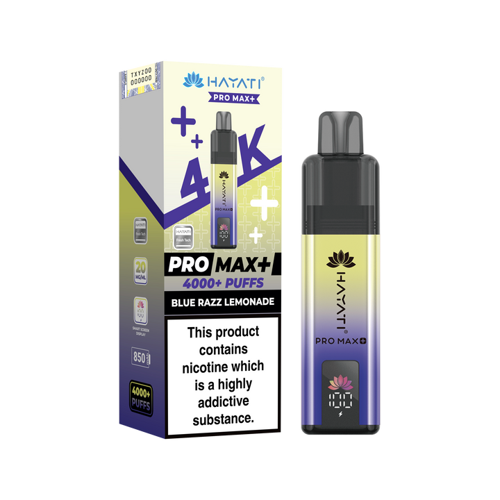 Hayati Pro Max+ 4K Prefilled Pod Kit 20mg | UK Duty Stamped