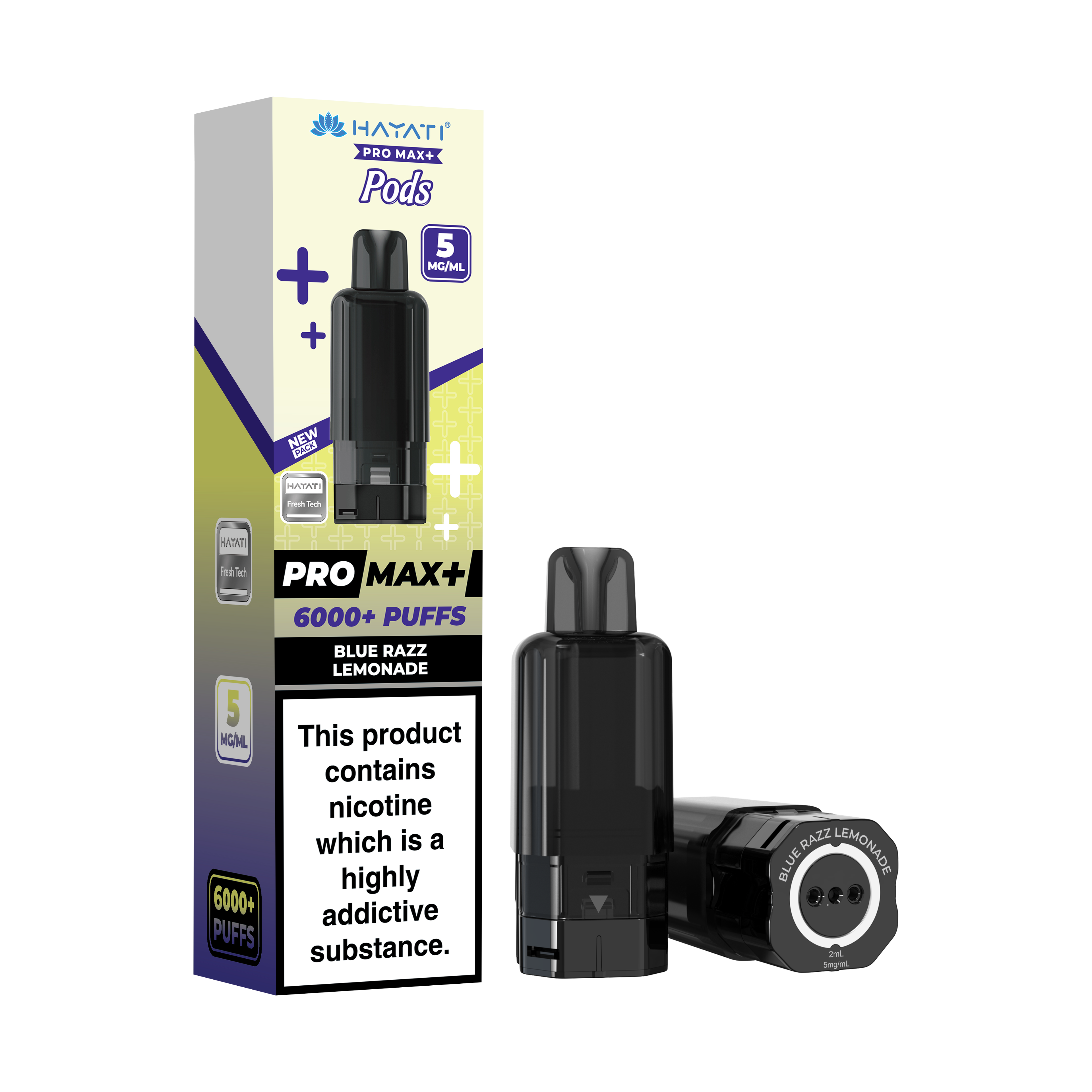 Hayati® Pro Max+ 6000+ Pods (5mg)