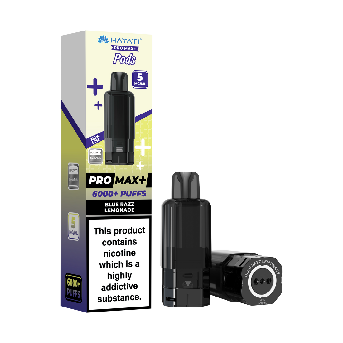 Hayati® Pro Max+ 6000+ Pods (5mg)