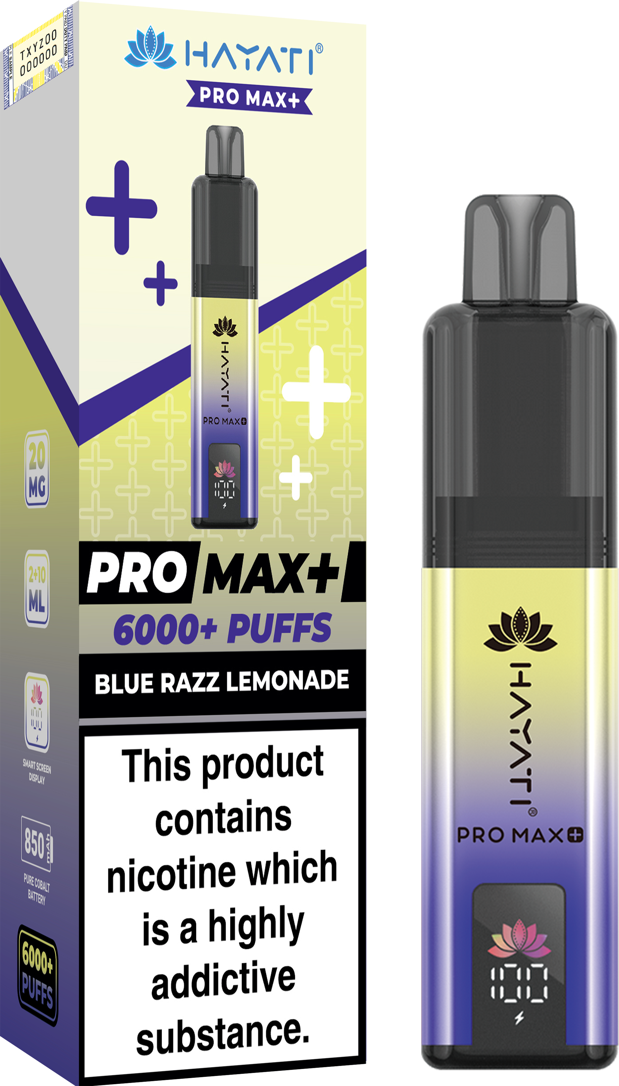 Hayati Pro Max+ 6K Prefilled Pod Kit 20mg | UK Duty Stamped