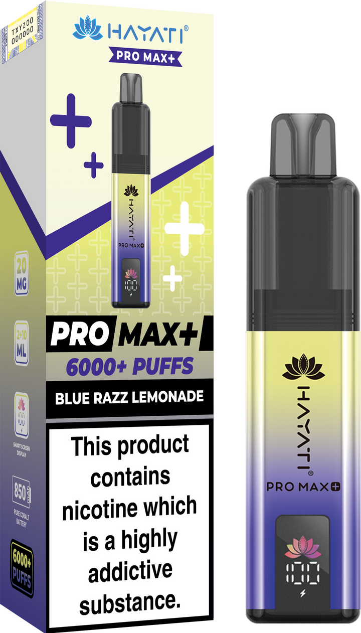 Hayati Pro Max+ 6K Prefilled Pod Kit 20mg | UK Duty Stamped