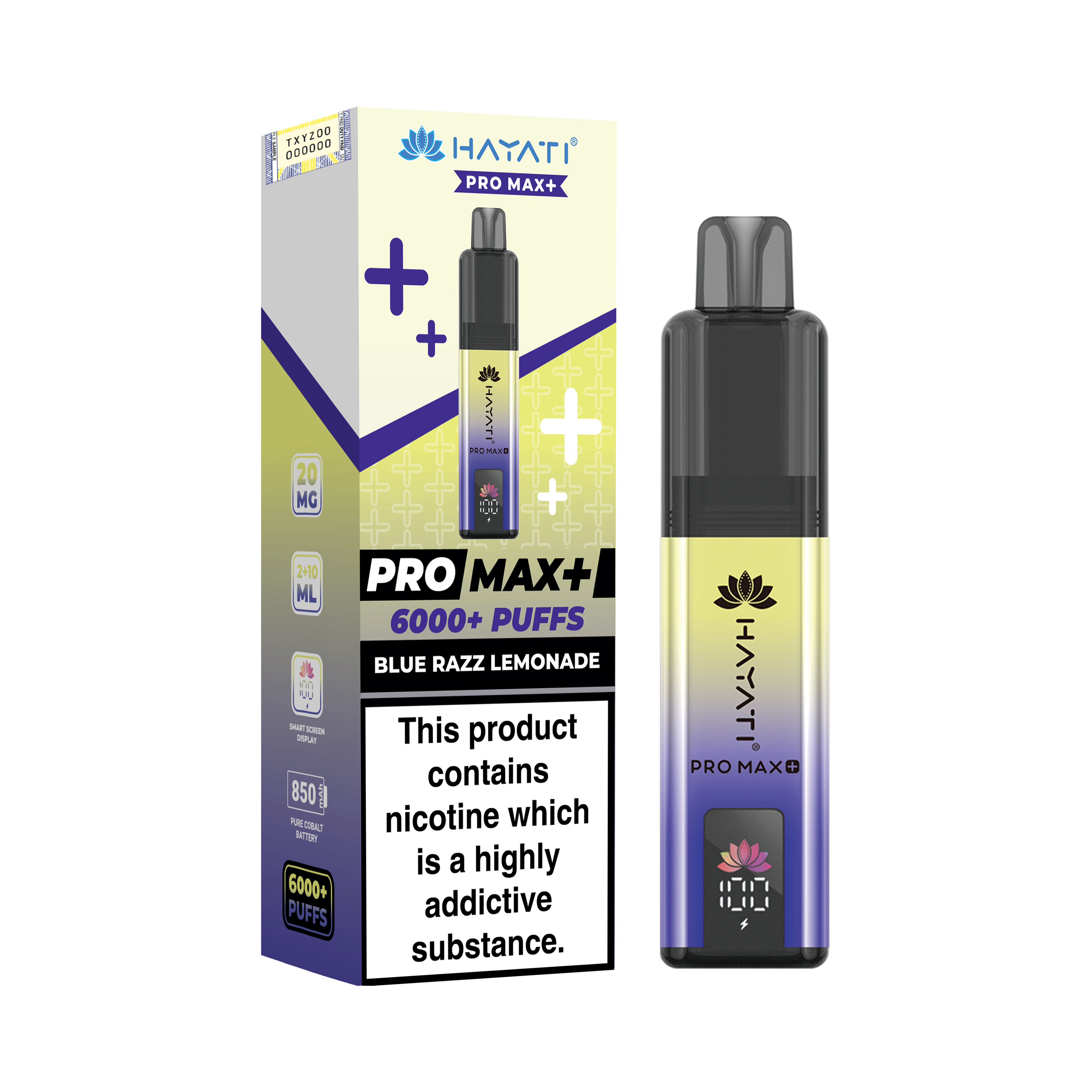 Hayati Pro Max+ 6K Prefilled Pod Kit 20mg | UK Duty Stamped