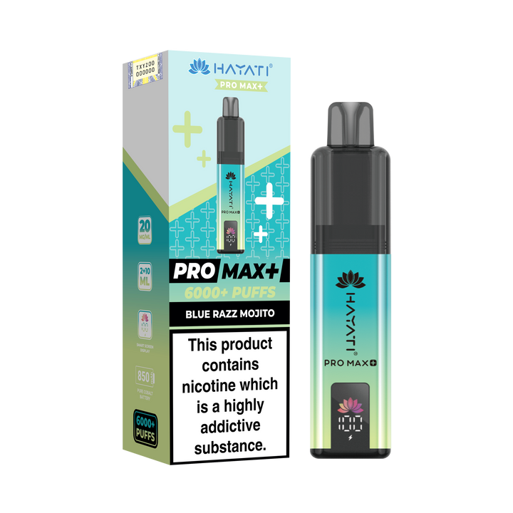 Hayati Pro Max+ 6K Prefilled Pod Kit 20mg | UK Duty Stamped