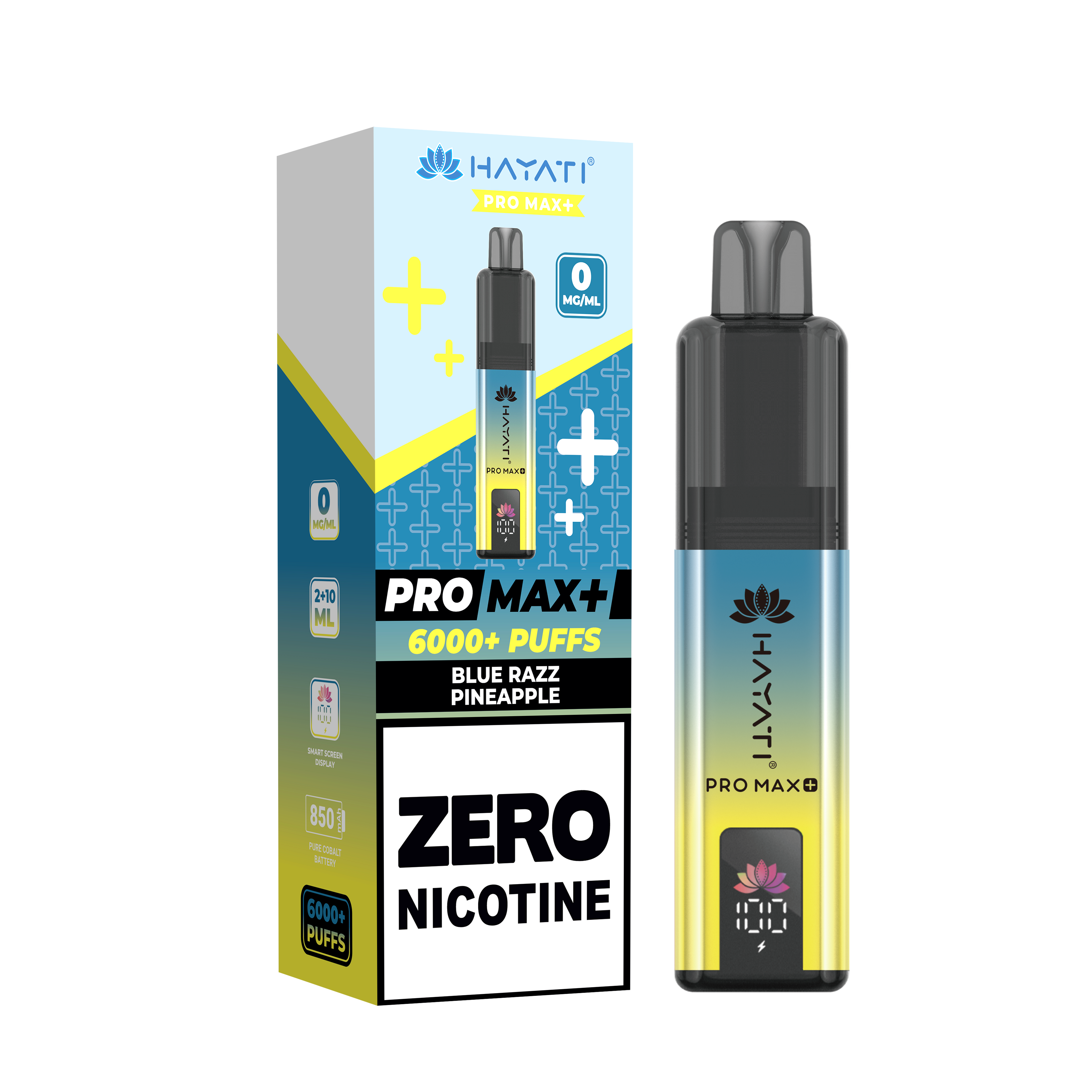 Hayati® Pro Max 6000 Plus Vape Kit ZERO (0mg)