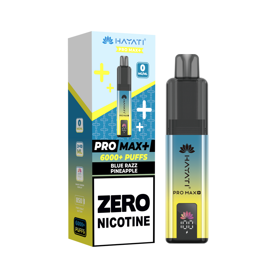 Hayati® Pro Max 6000 Plus Vape Kit ZERO (0mg)
