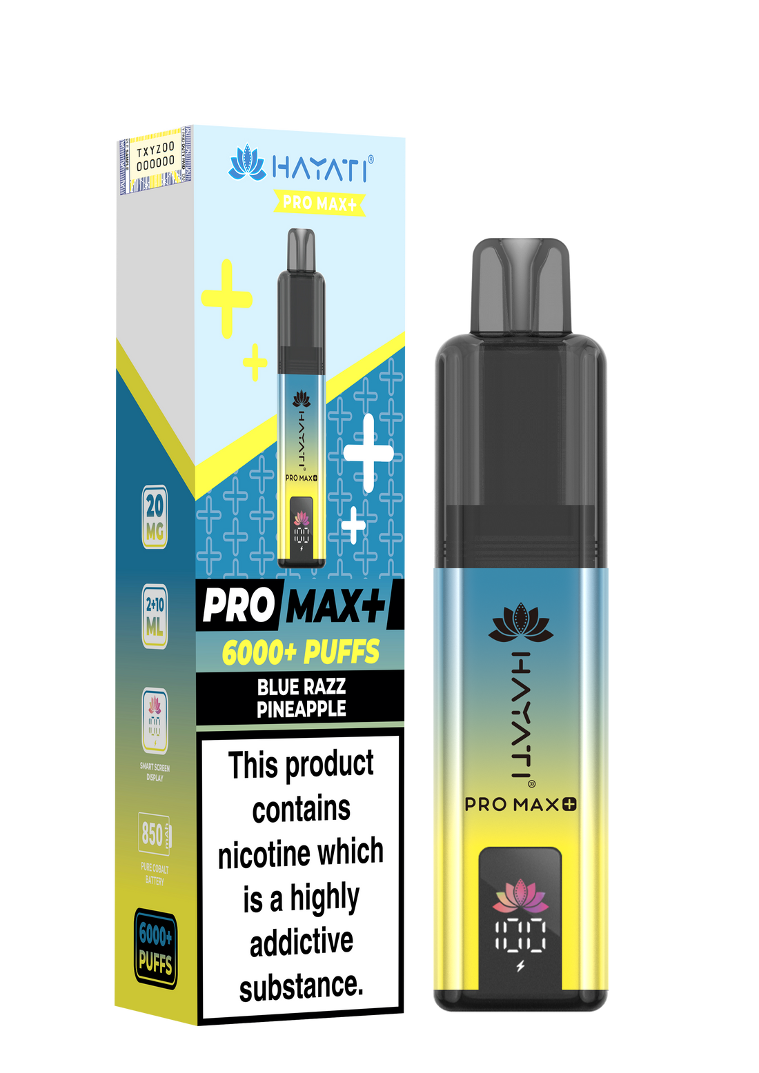 Hayati Pro Max+ 6K Prefilled Pod Kit 20mg | UK Duty Stamped