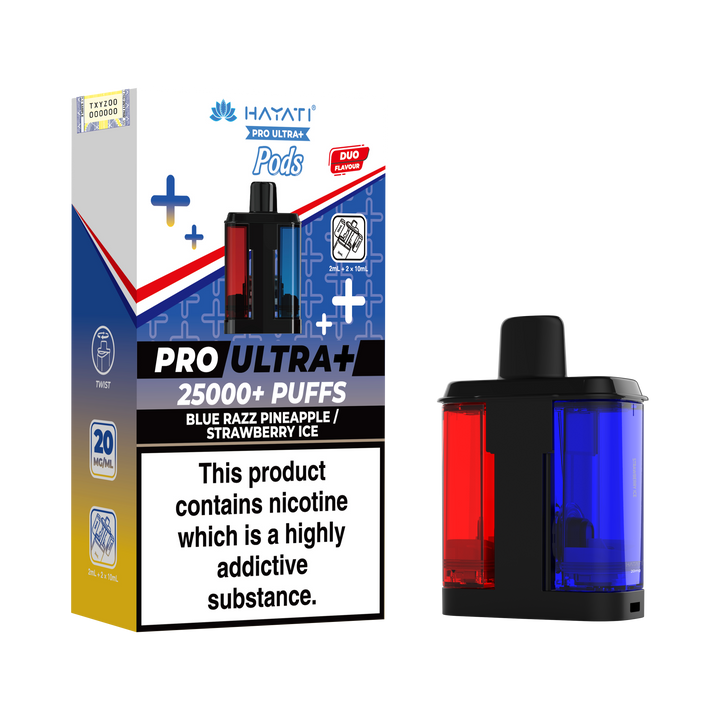 Hayati Pro Ultra+ 25K Prefilled Pods 20mg | UK Duty Stamped