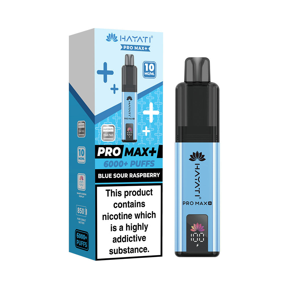 Hayati® Pro Max+ 6000+ (10mg) Vape Kit