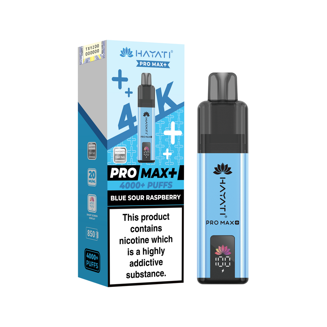 Hayati Pro Max+ 4K Prefilled Pod Kit 20mg | UK Duty Stamped
