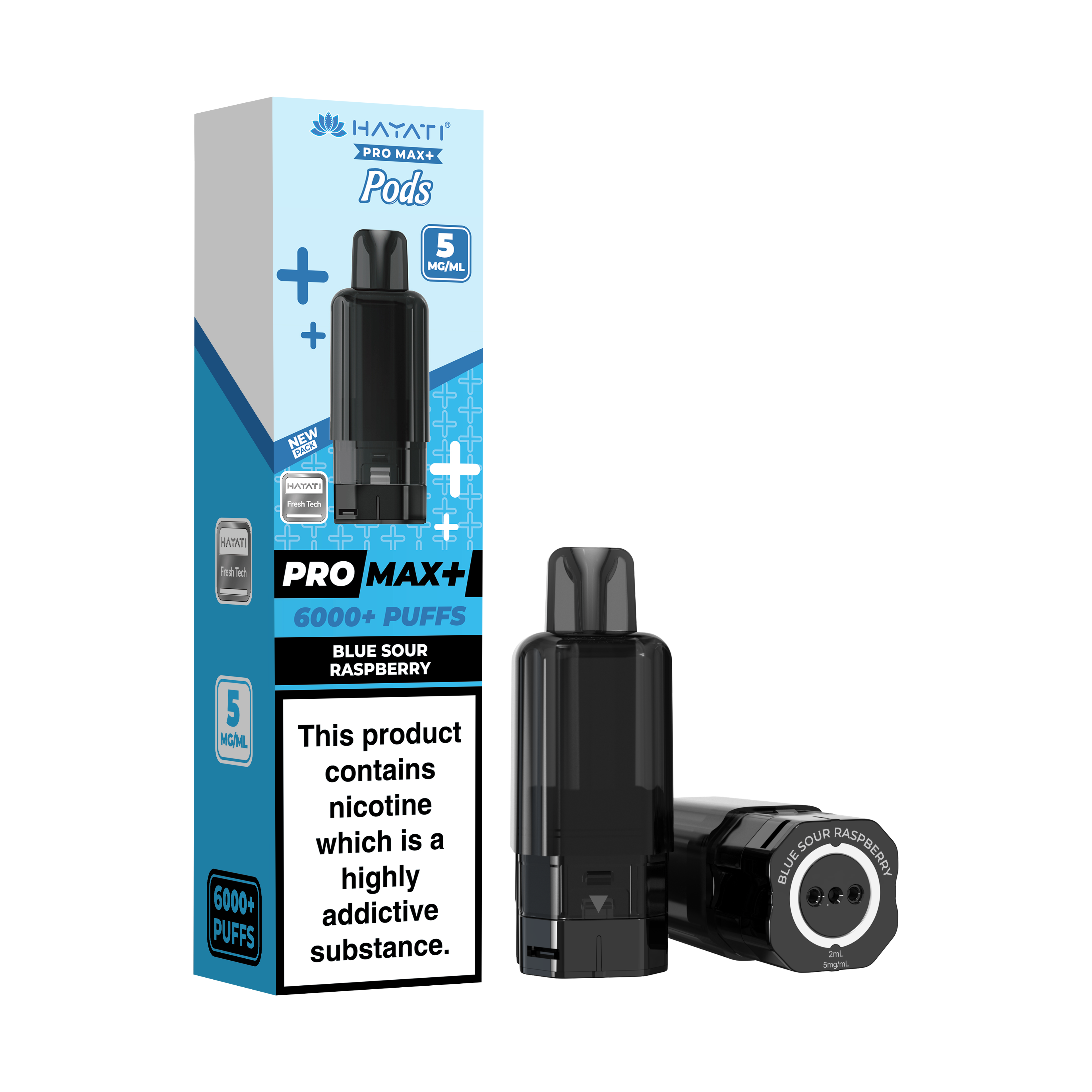 Hayati® Pro Max+ 6000+ Pods (5mg)