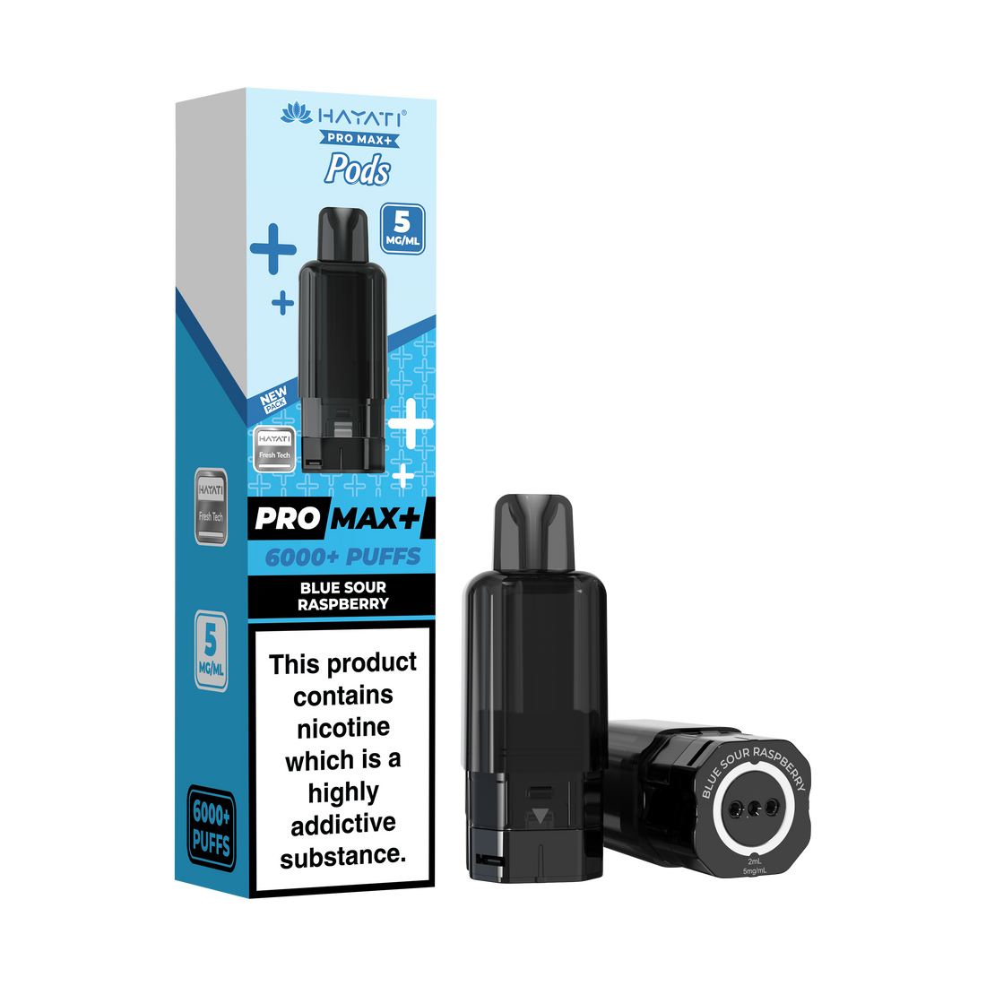 Hayati® Pro Max+ 6000+ Pods (5mg)