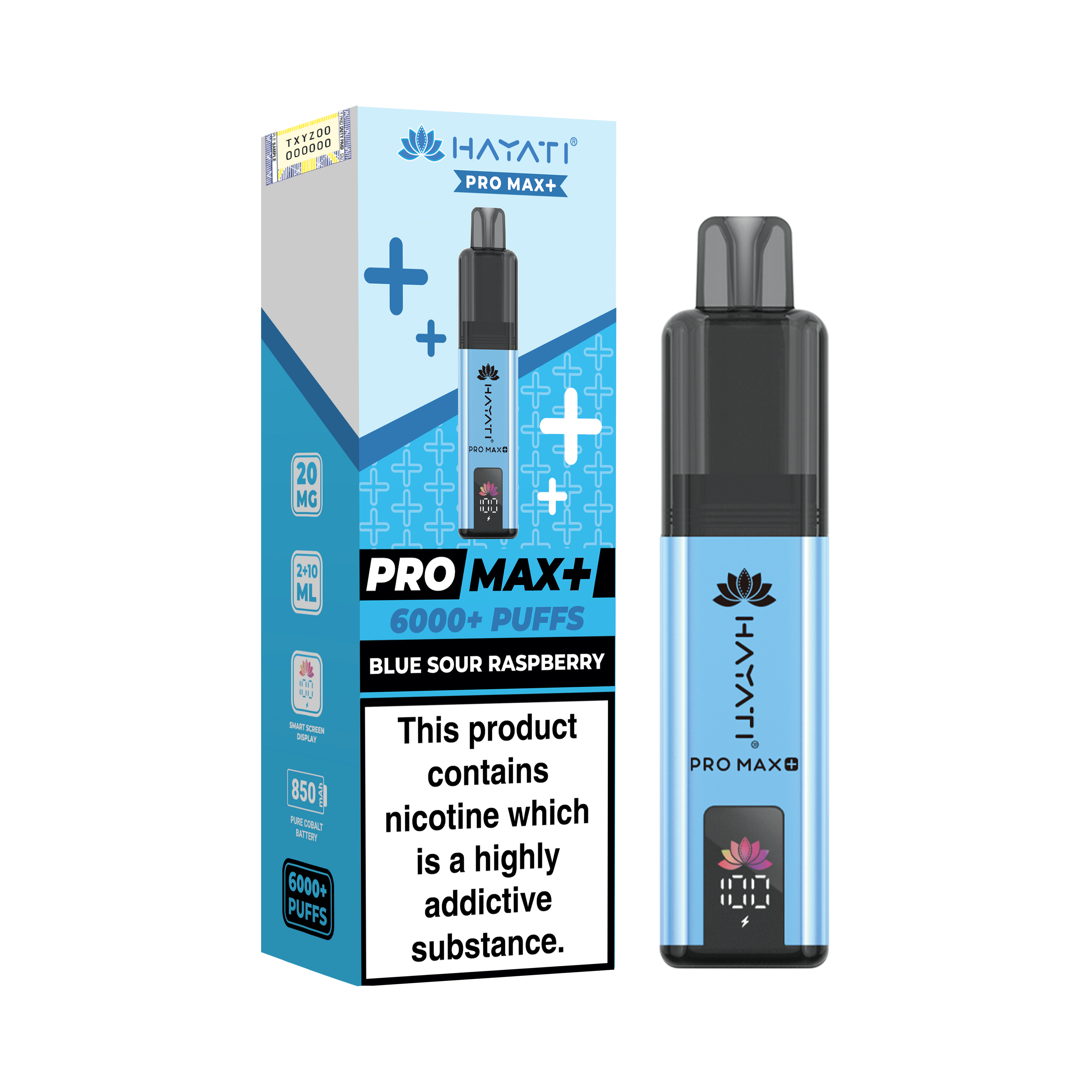 Hayati Pro Max+ 6K Prefilled Pod Kit 20mg | UK Duty Stamped