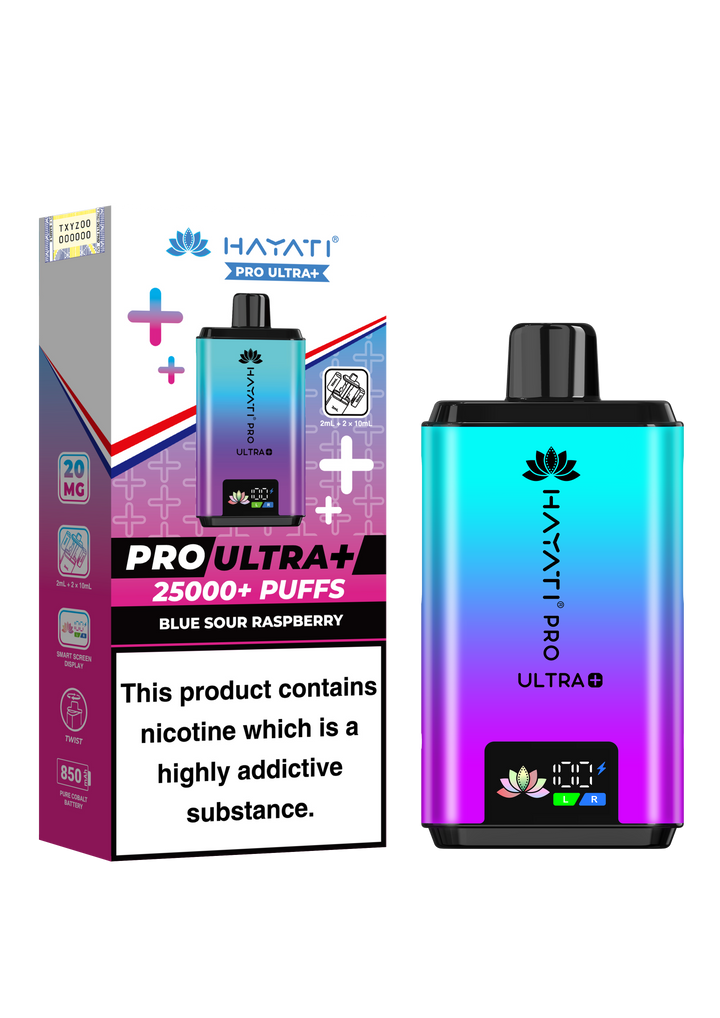 Hayati Pro Ultra+ 25K Prefilled Pod Kit 20mg | UK Duty Stamped