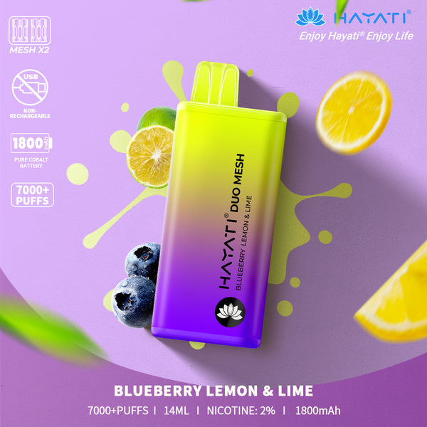 Hayati® Duo Mesh 7000+ Vape Kit (20mg)