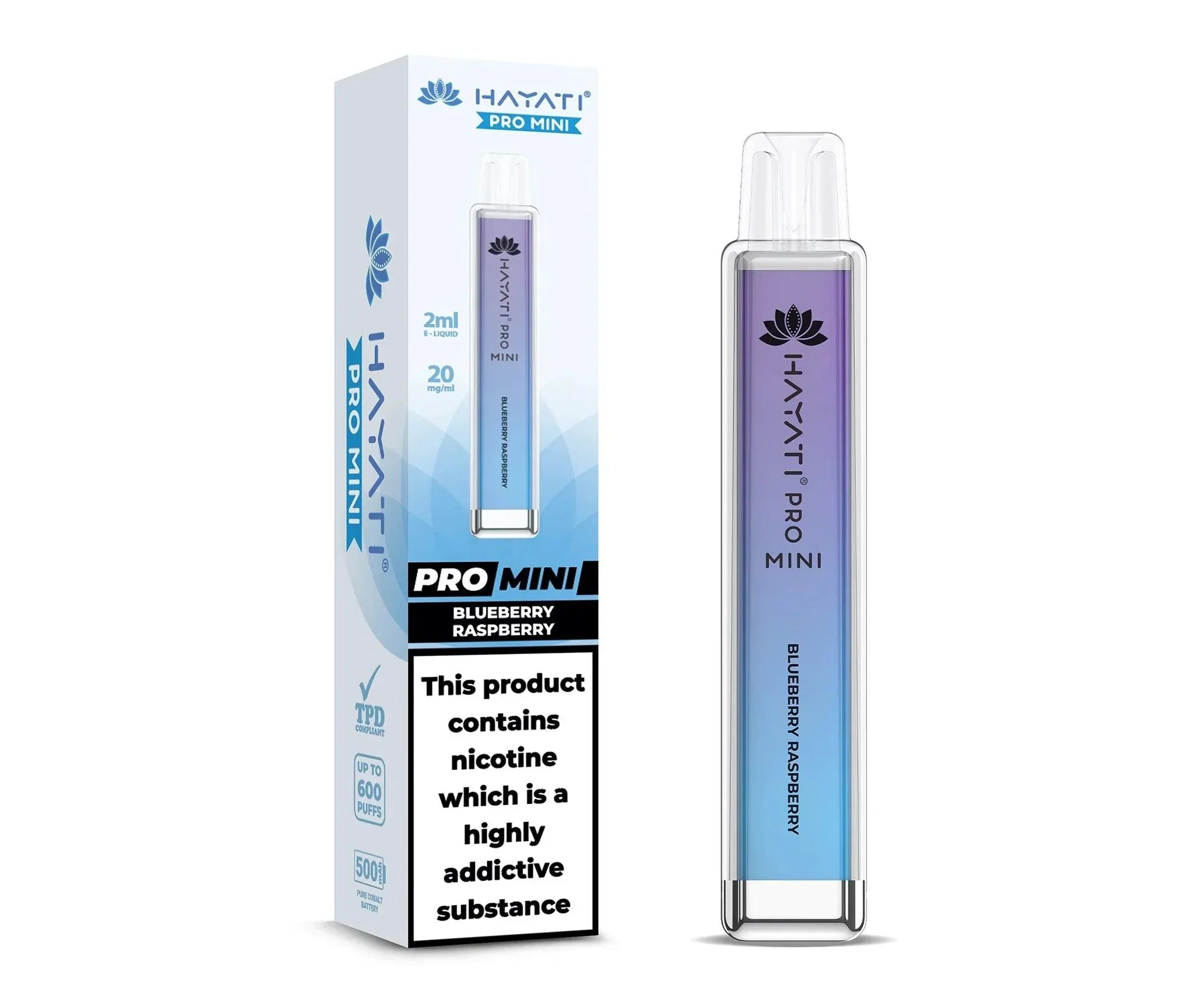 Hayati® Pro Mini 600+ Vape Kit (20mg)