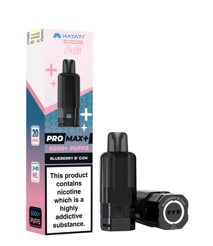 Hayati Pro Max+ 6K Prefilled Pods 20mg | UK Duty Stamped